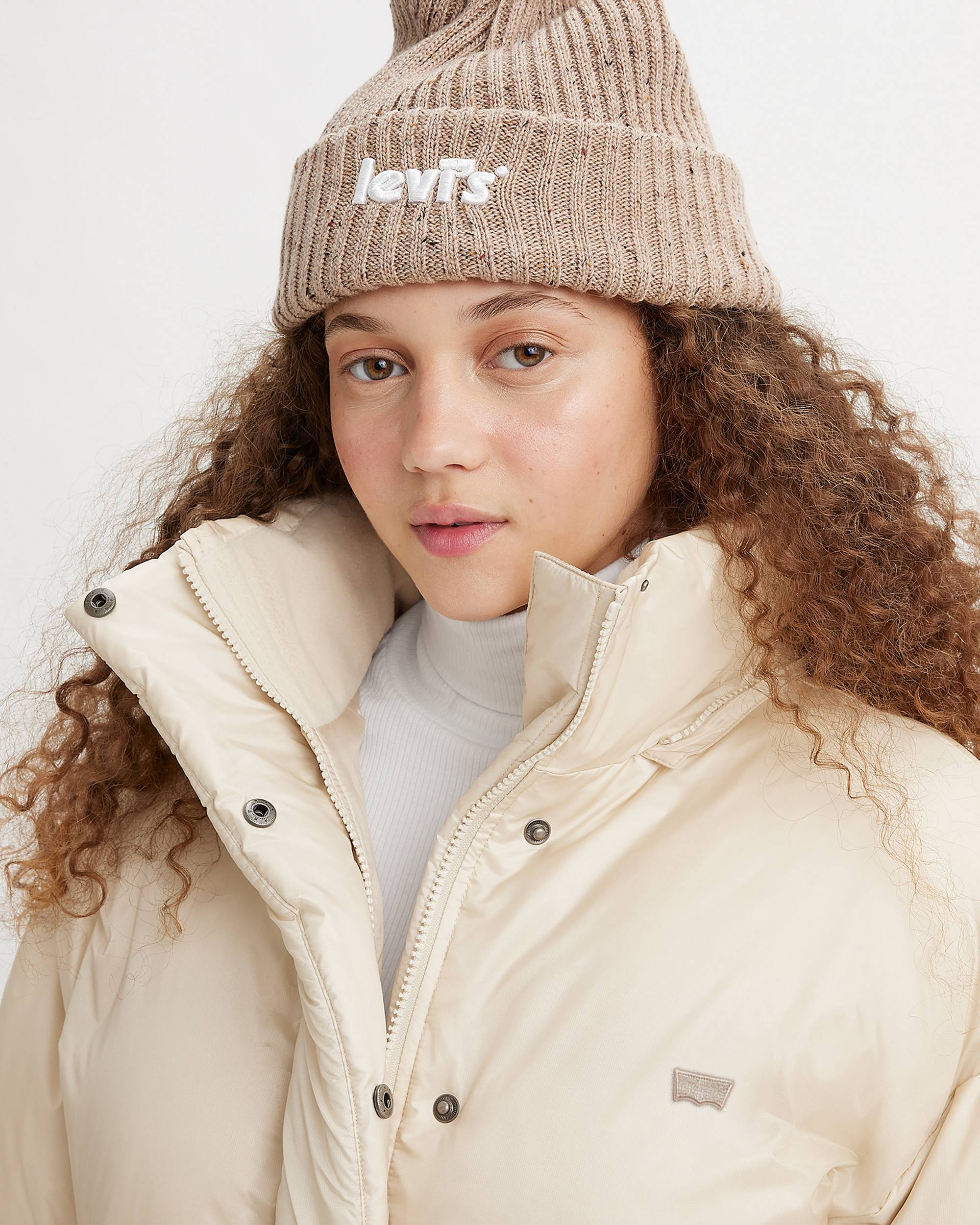 Bubble Shorty Puffer Jacket - White | Levi's® US Bubble Shorty Puffer Jacket - White | Levi's® US