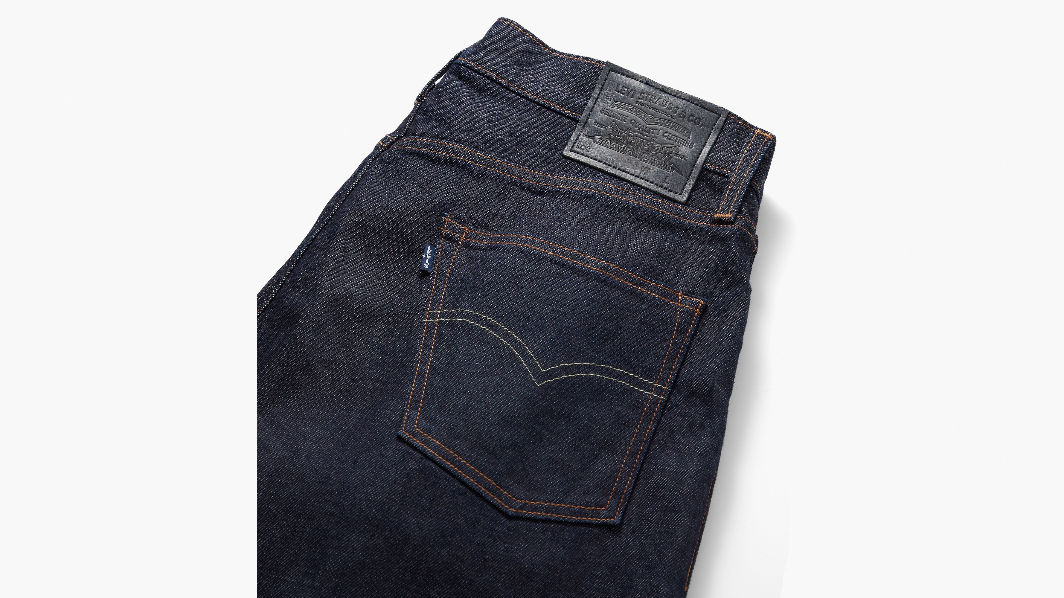 Japanese Selvedge 502™ Taper Fit Men's Jeans - Dark Wash ...