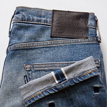 Levi's® Made In Japan 502™ jeans med ægtkant og indsnævrede ben 8