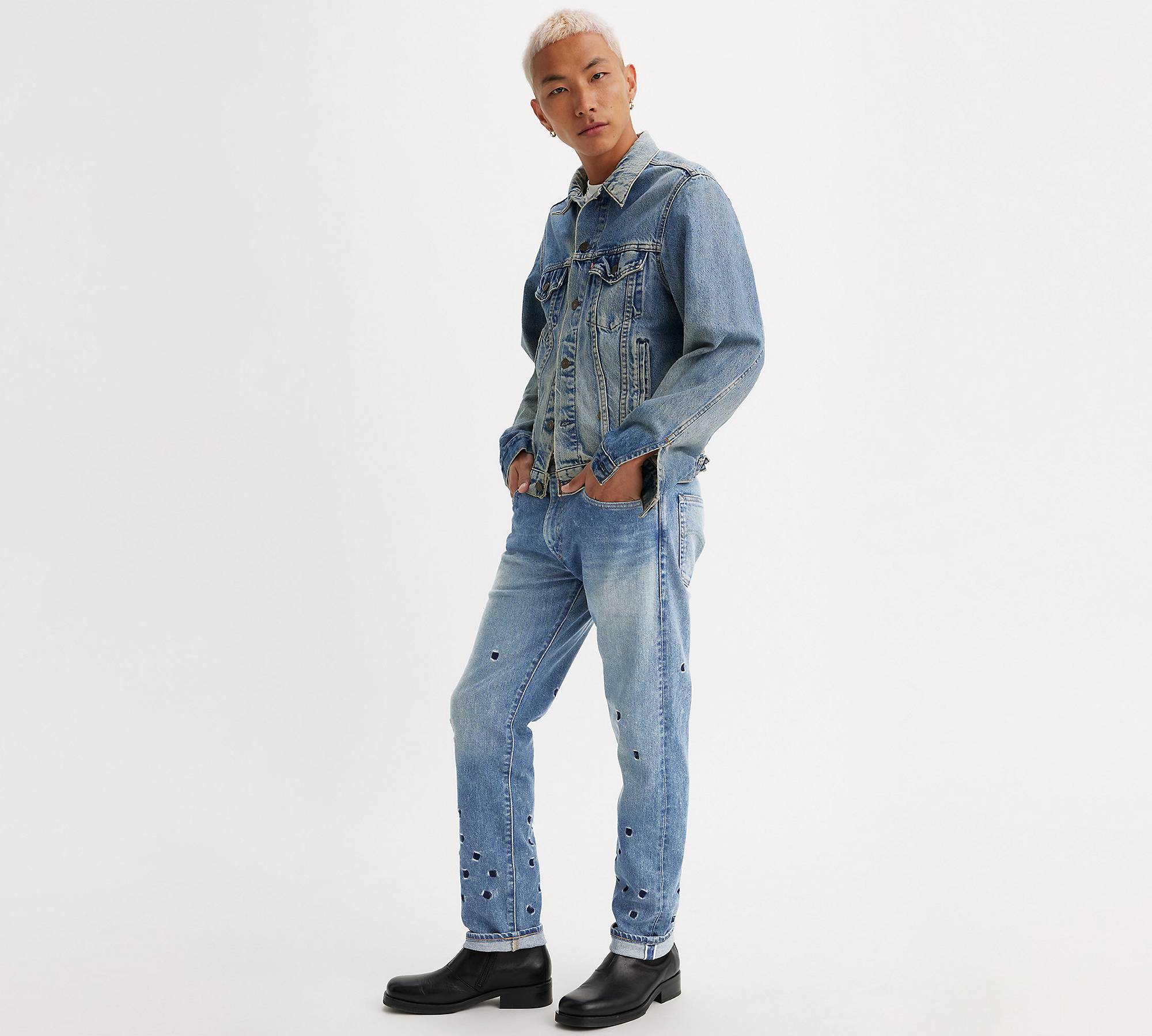 Levi's® Made In Japan 502™ jeans med ægtkant og indsnævrede ben 1