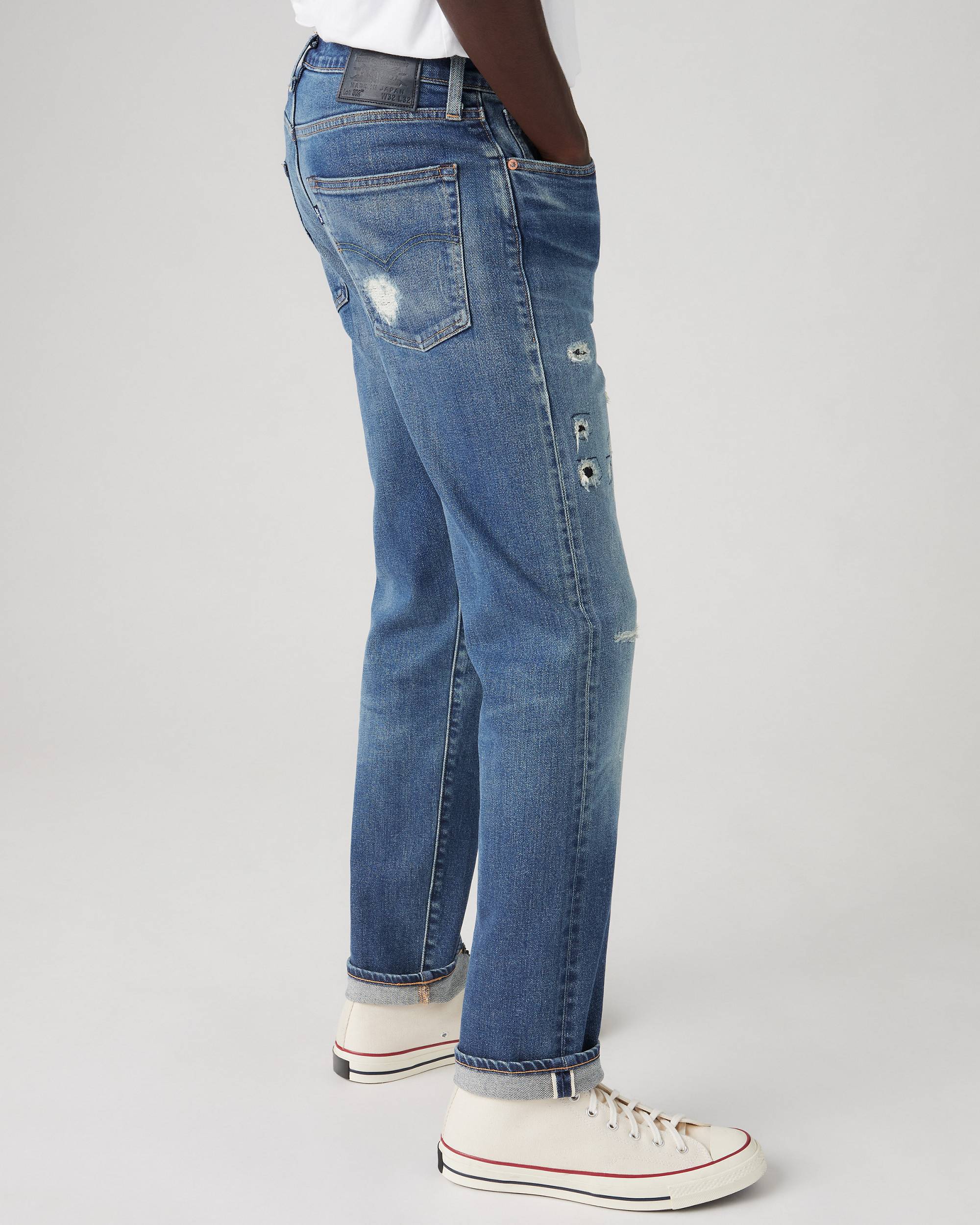 Japanese Selvedge 502™ Taper Fit Men's Jeans - Medium Wash Japanese Selvedge 502™ Taper Fit Men's Jeans - Medium Wash