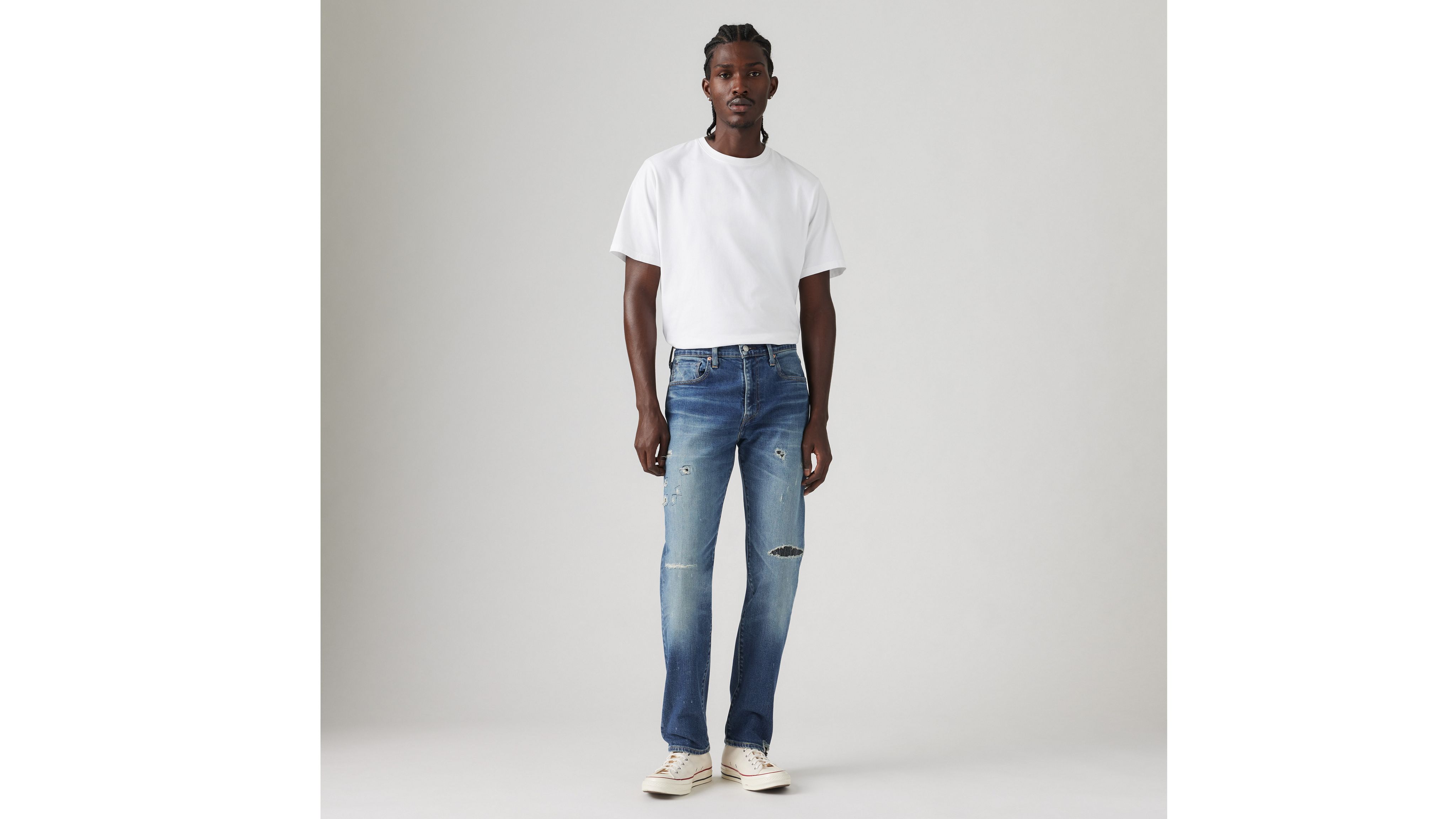 Levi's Japanese Selvedge 502 Taper Fit Men's Jeans 28x32 In Ink