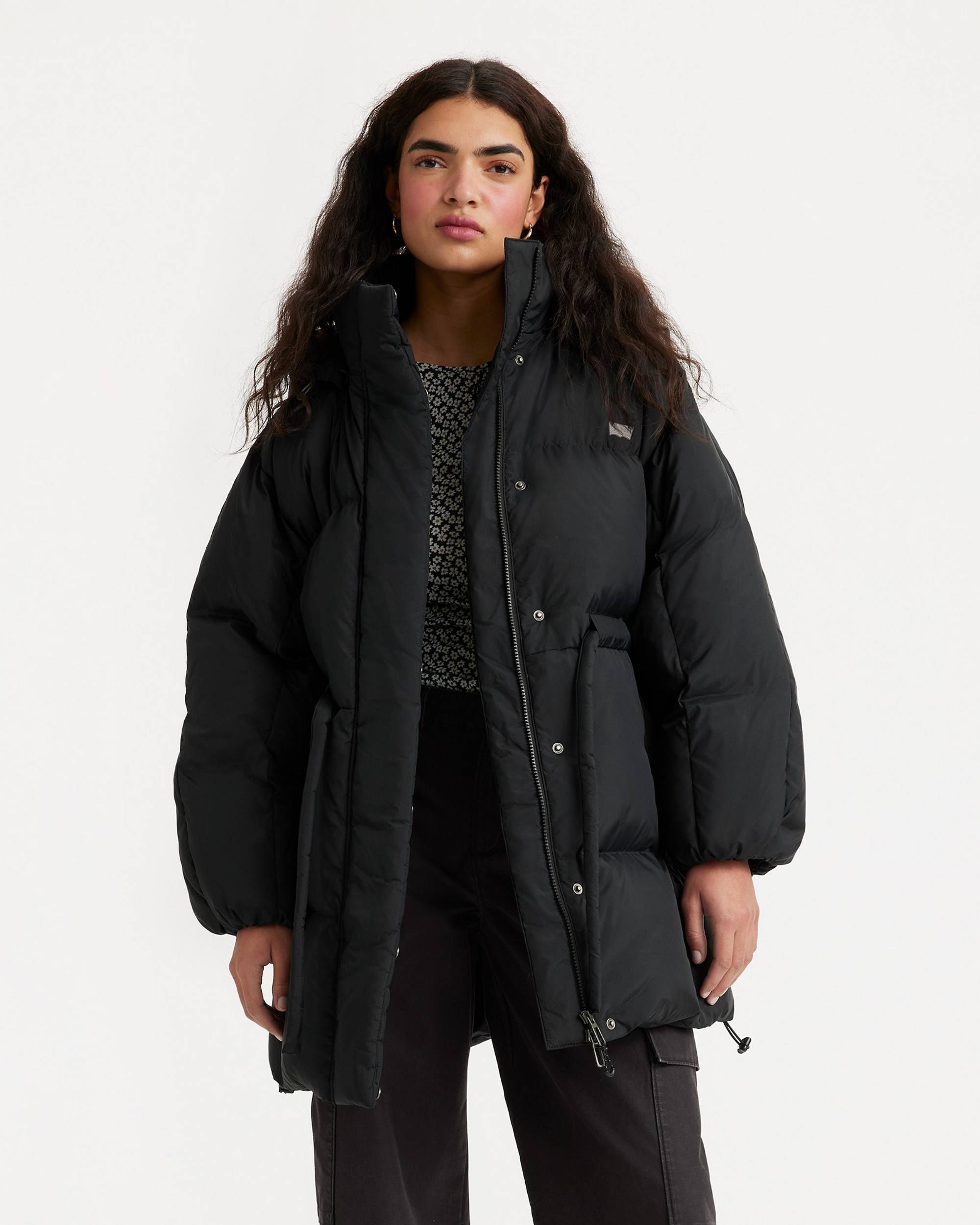 Pillow Bubble Mid Puffer - Black | Levi's® NO Pillow Bubble Mid Puffer - Black | Levi's® NO