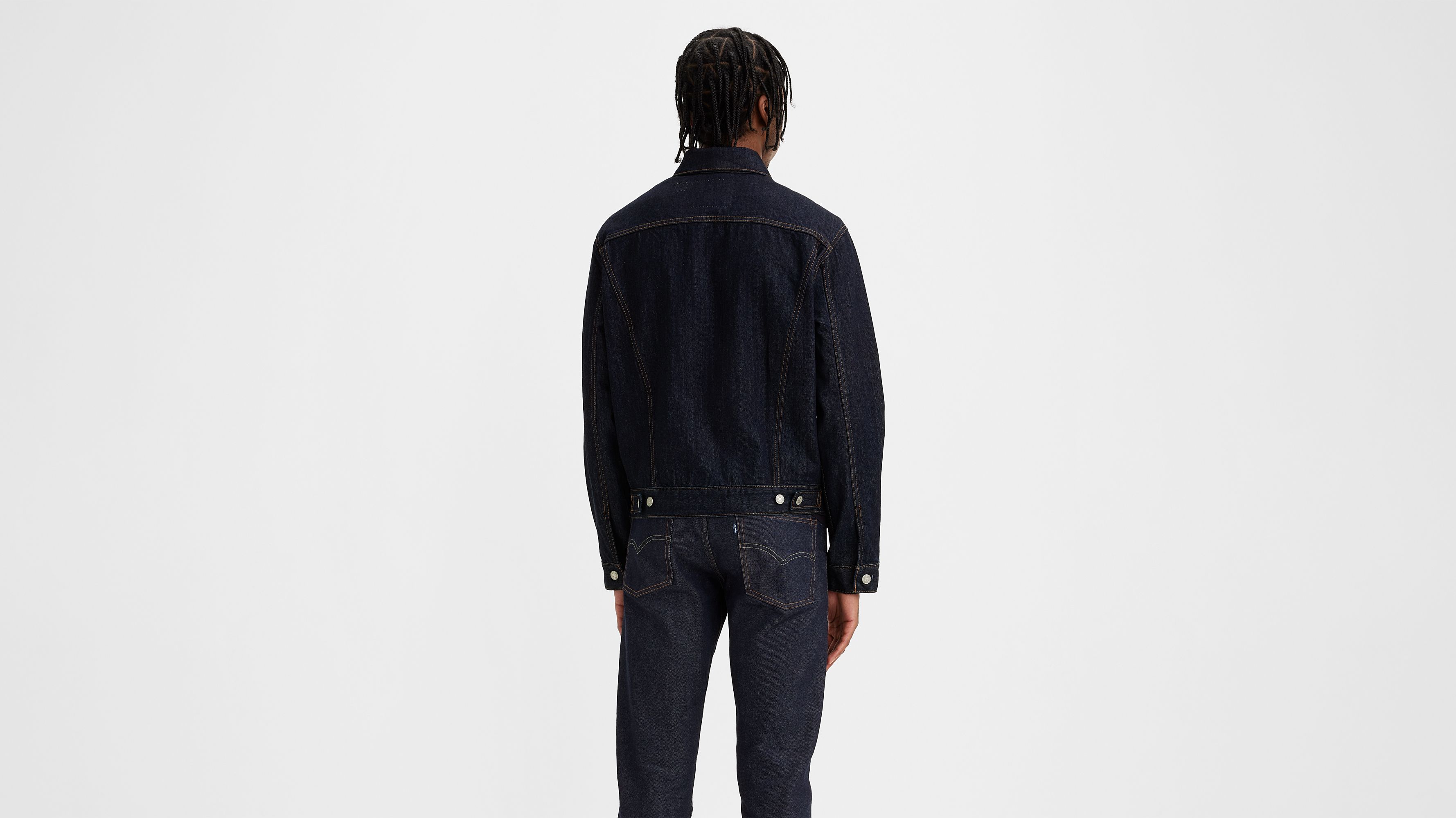 Japanese Selvedge Classic Type Iii Trucker Jacket - Dark Wash