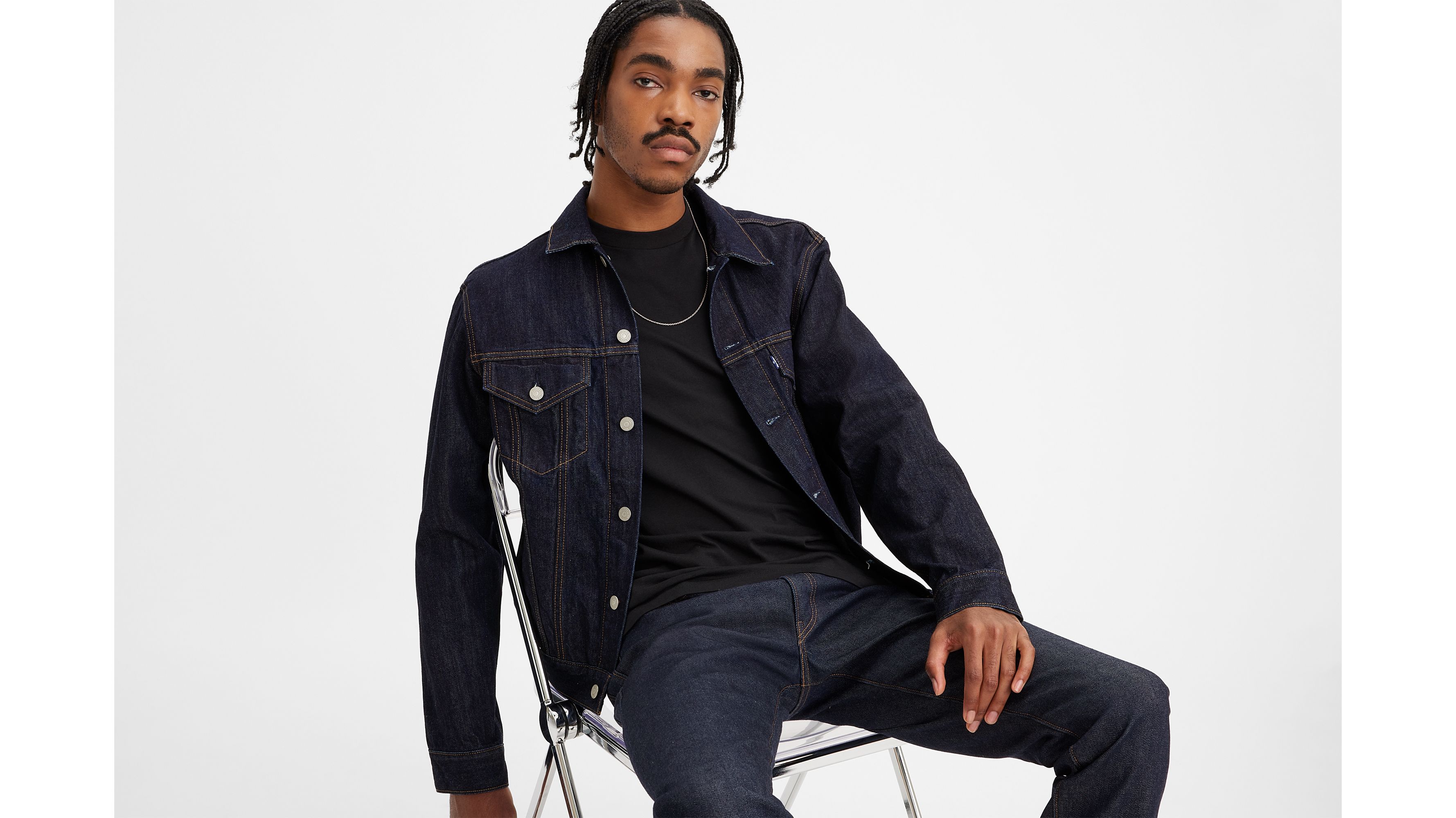 Levi's type 3 borg trucker jacket needle on sale park