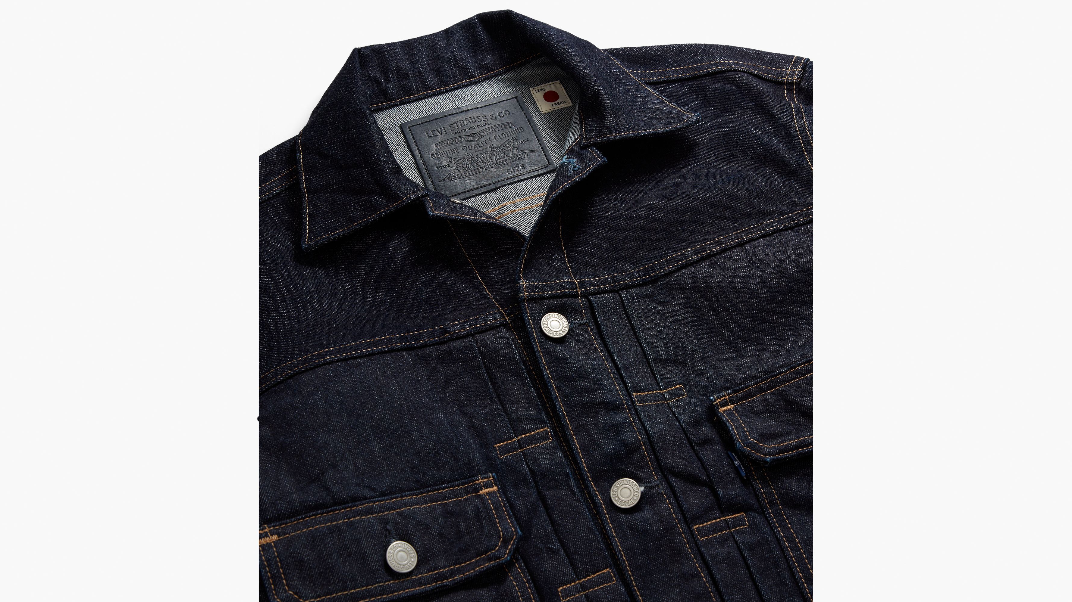 Japanese Selvedge Classic Type Ii Trucker Jacket - Dark Wash