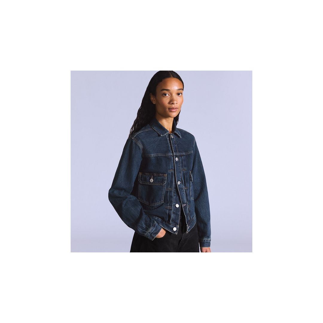 Levi's Type Ii Trucker Jacket In Blue