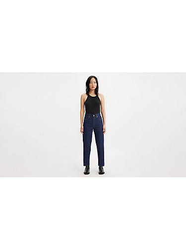 리바이스 Levi Made In Japan Column Womens Jeans,Moj Rinse - Dark Wash