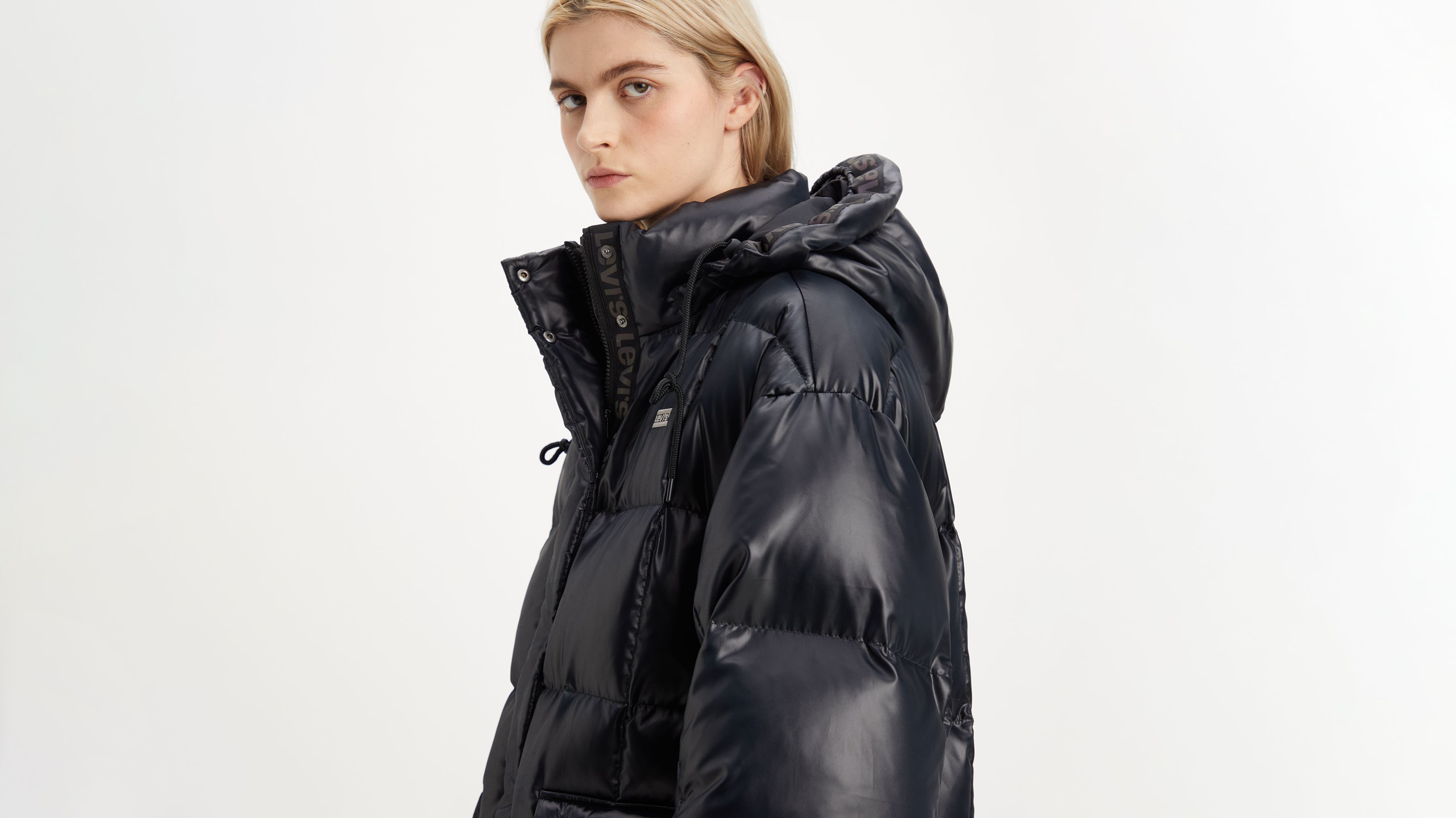 Levi s puffer best sale jacket women s