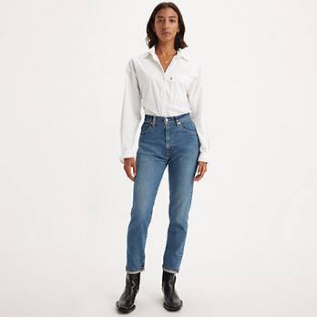 Levi's® Made in Japan Slim jeans met hoge taille 1