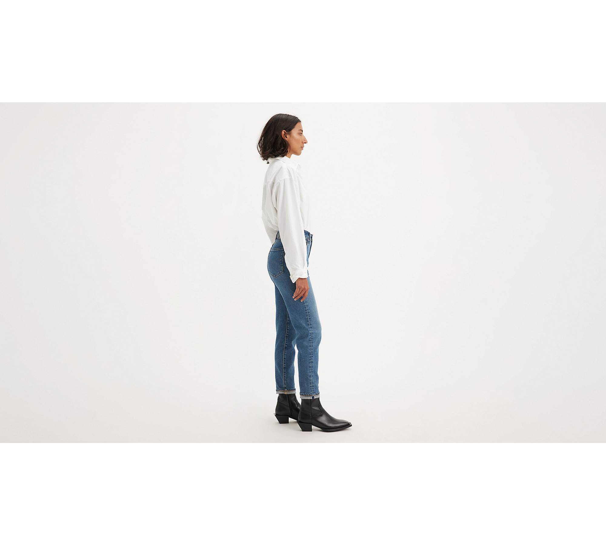 Levi's® Made In Japan High Rise Slim Jeans - Blue | Levi's® GB