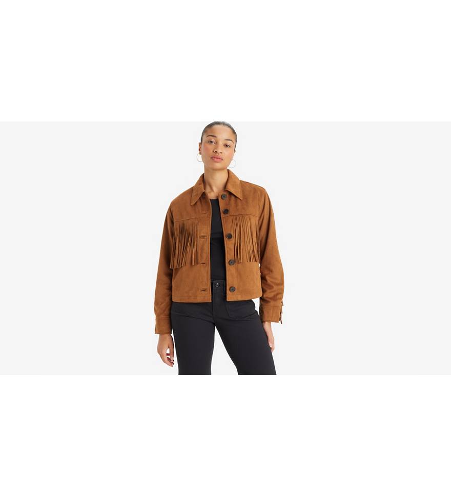 Vintage Fringe Jacket - Brown | Levi's® SE