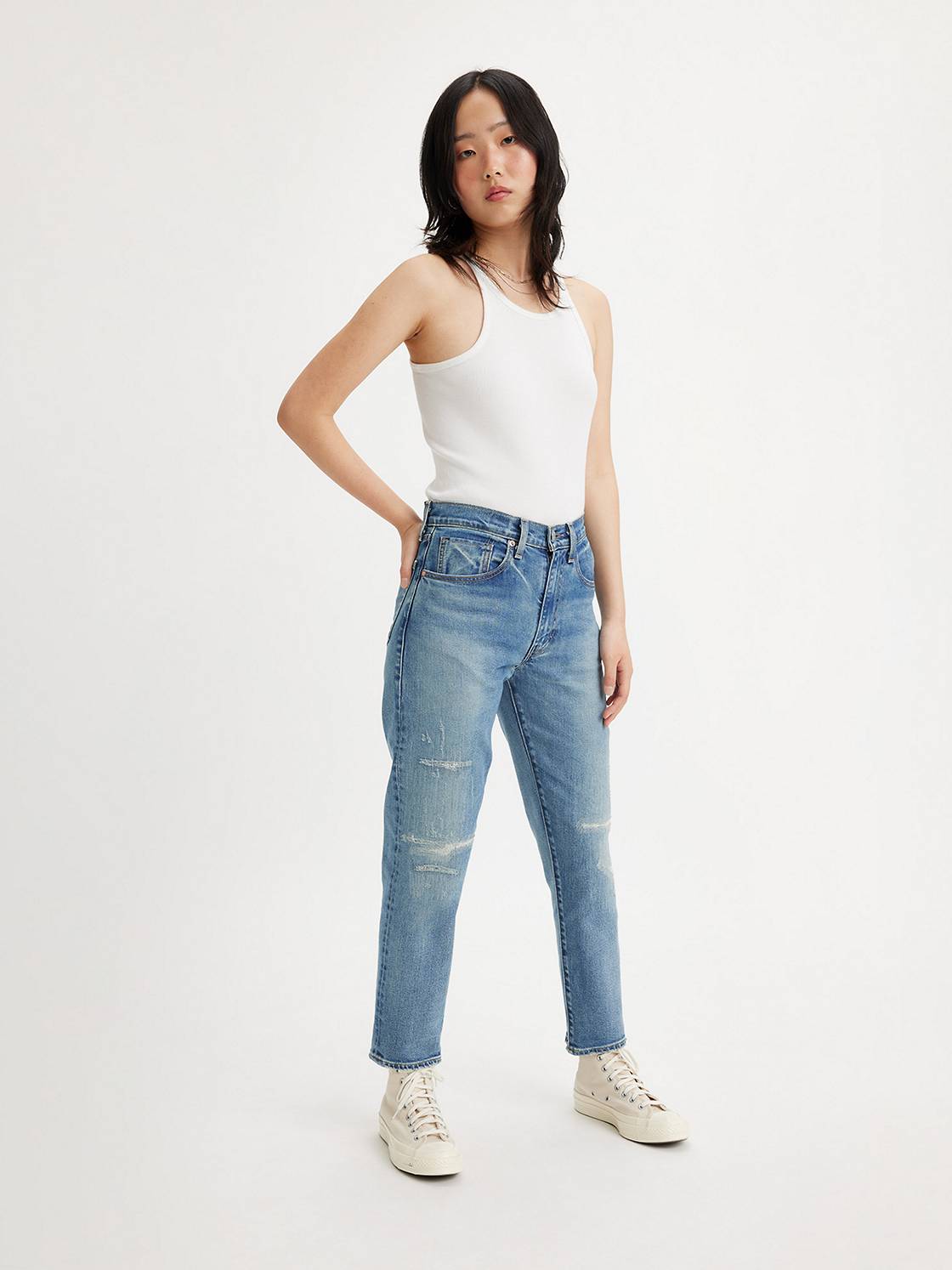 Levi's® Made in Japan High Rise Boyfriend Jeans 1