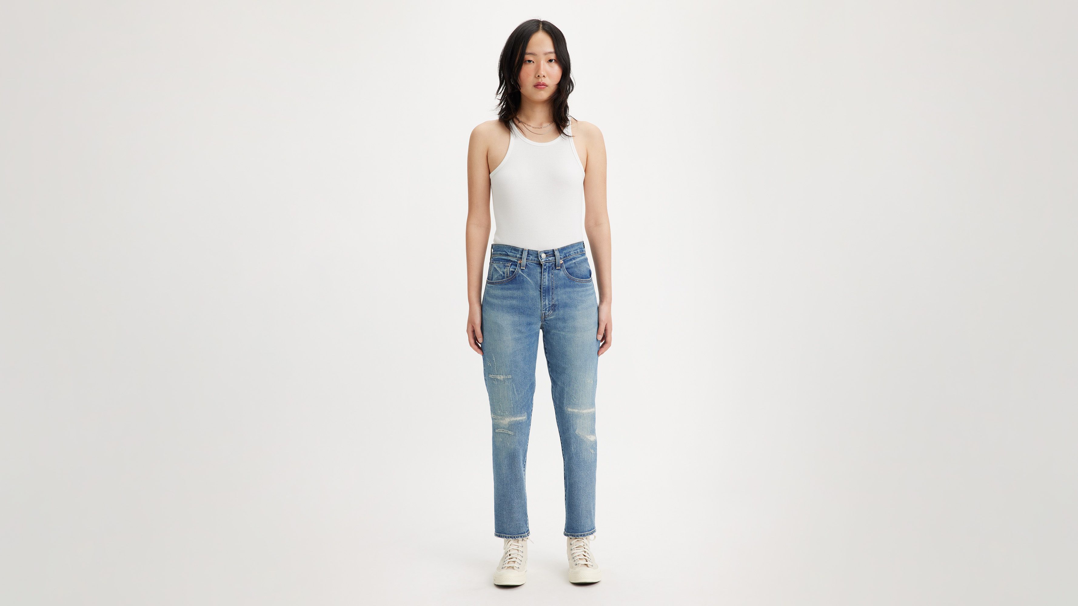 Levi's® Made In Japan High Rise Boyfriend Jeans - Blue