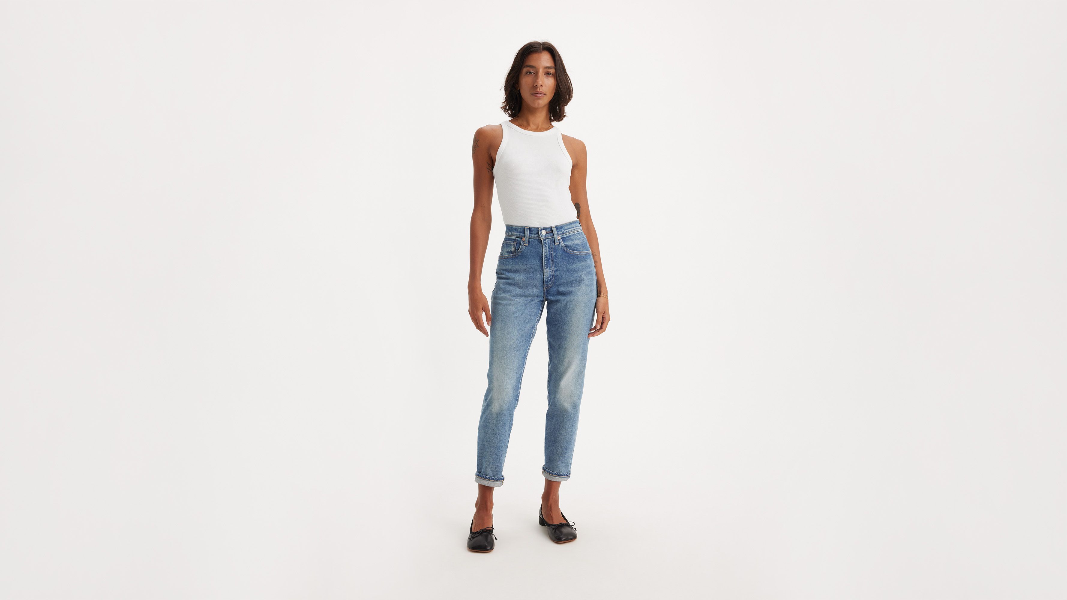 Levi's® Made In Japan High Rise Boyfriend Jeans - Blue | Levi's® AD