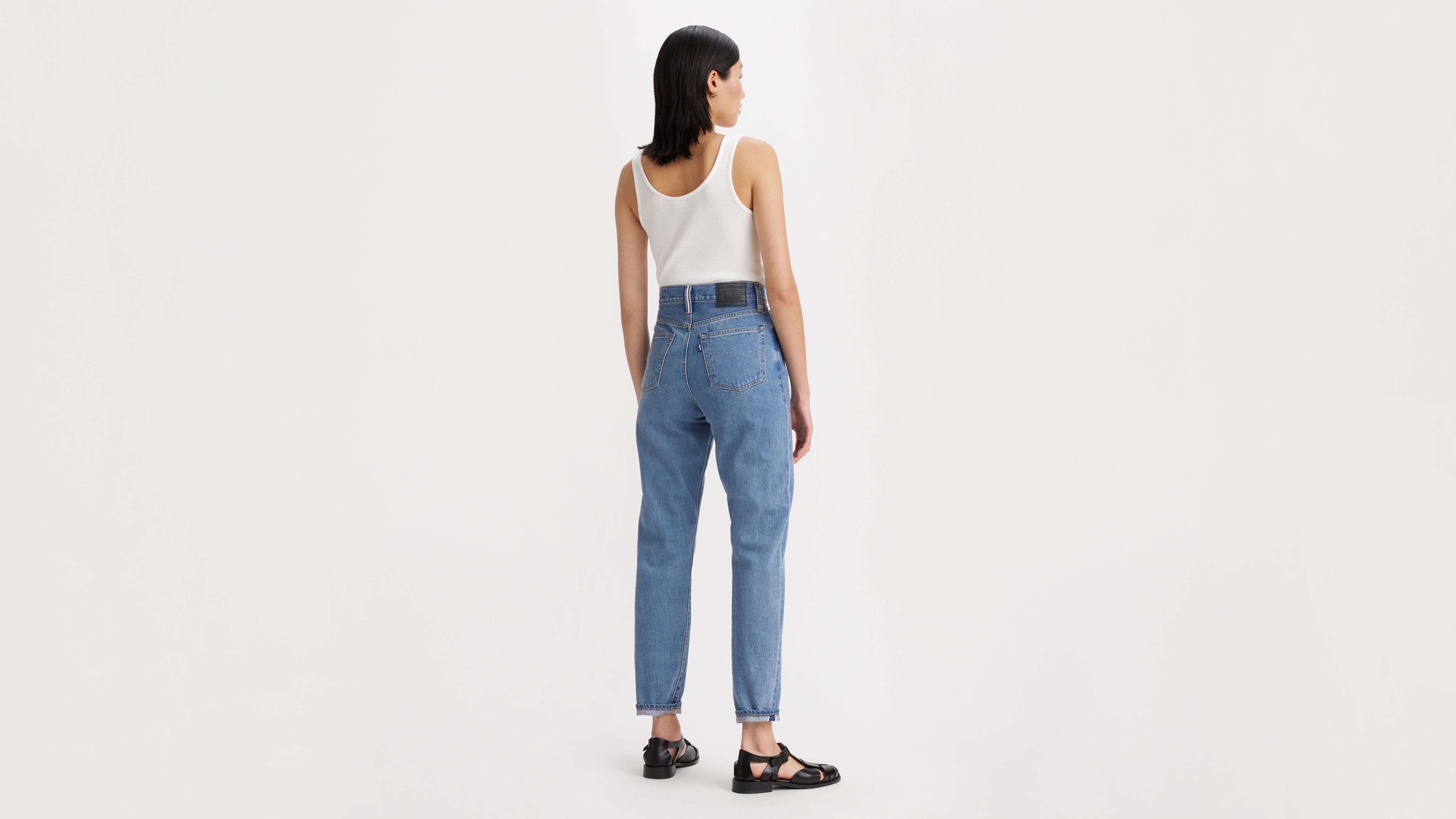 Japanese Selvedge High Rise Boyfriend Women's Jeans 3