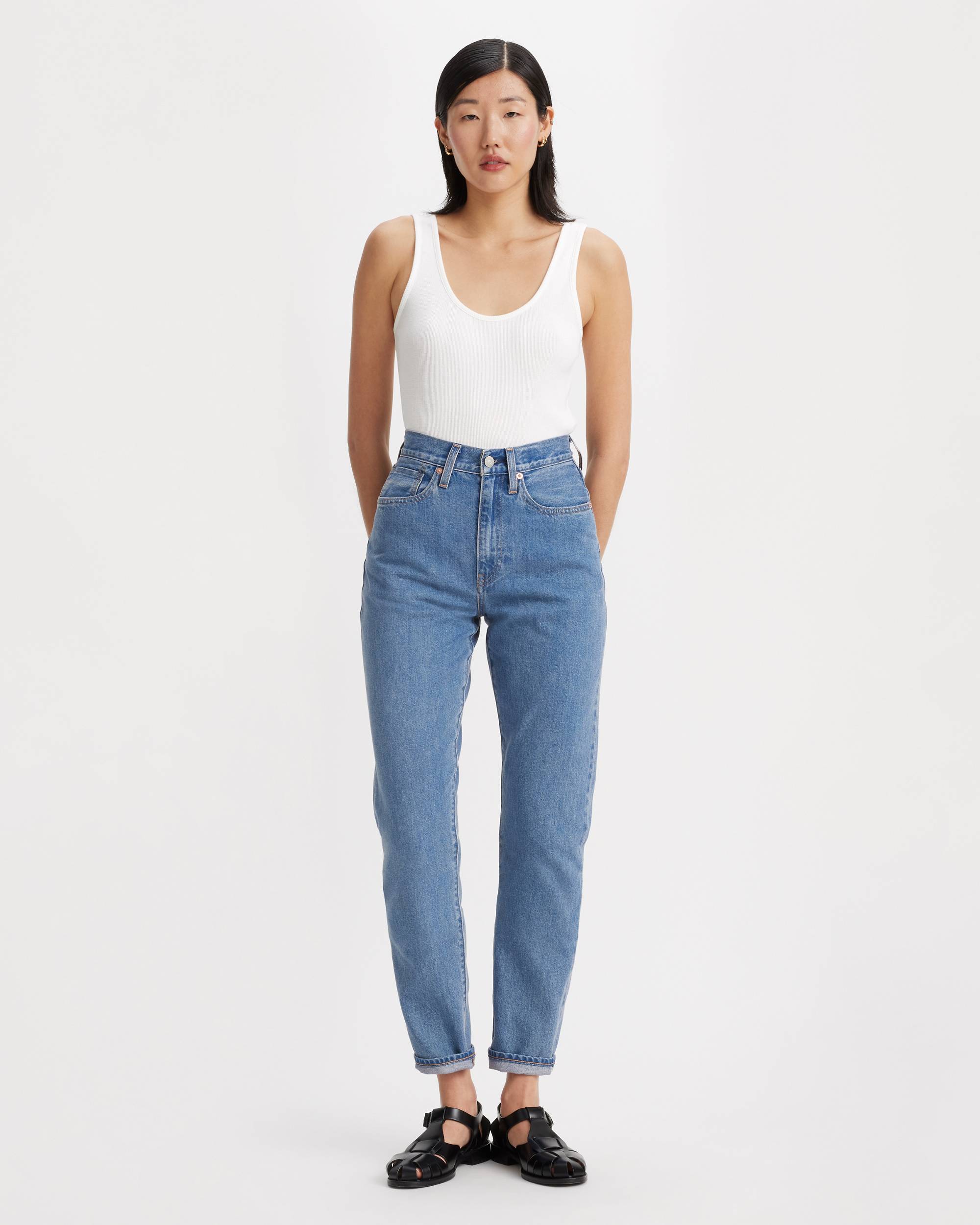 Hi Rise Boyfriend Jeans - Blue | Levi's® MC Hi Rise Boyfriend Jeans - Blue | Levi's® MC