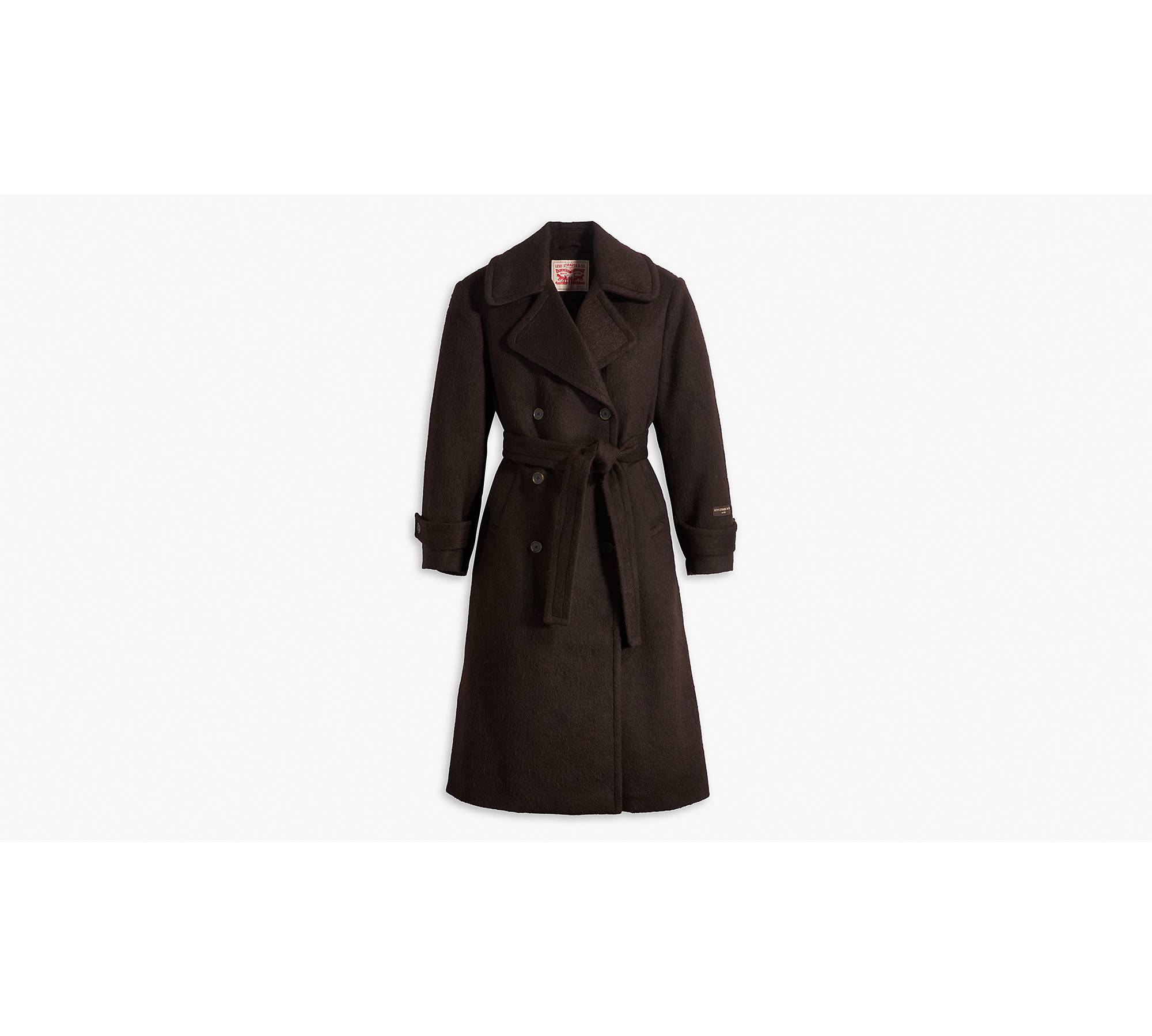 Wooly Trench Coat - Brown | Levi's® US