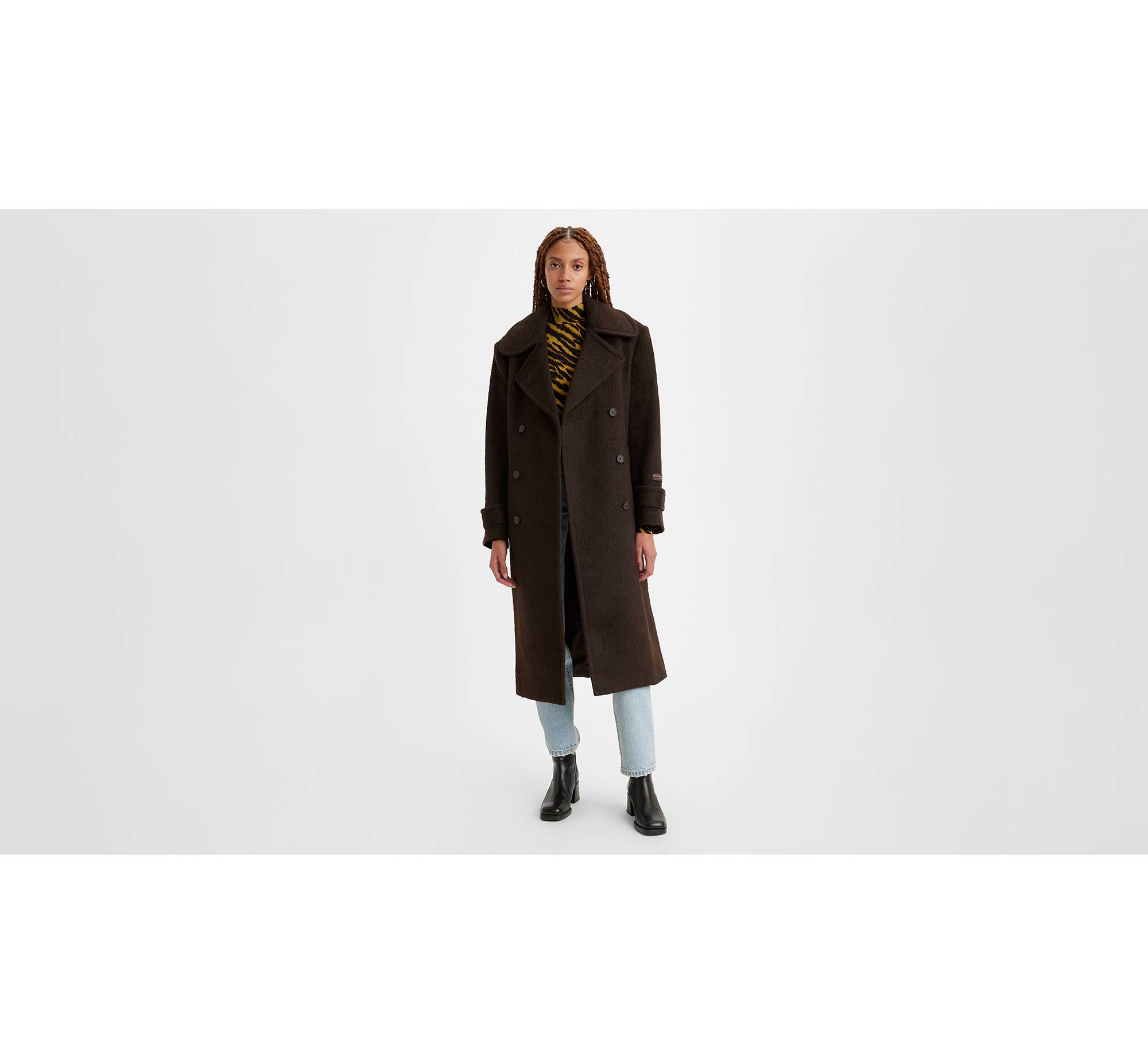 Wooly Trench Coat - Brown | Levi's® MT