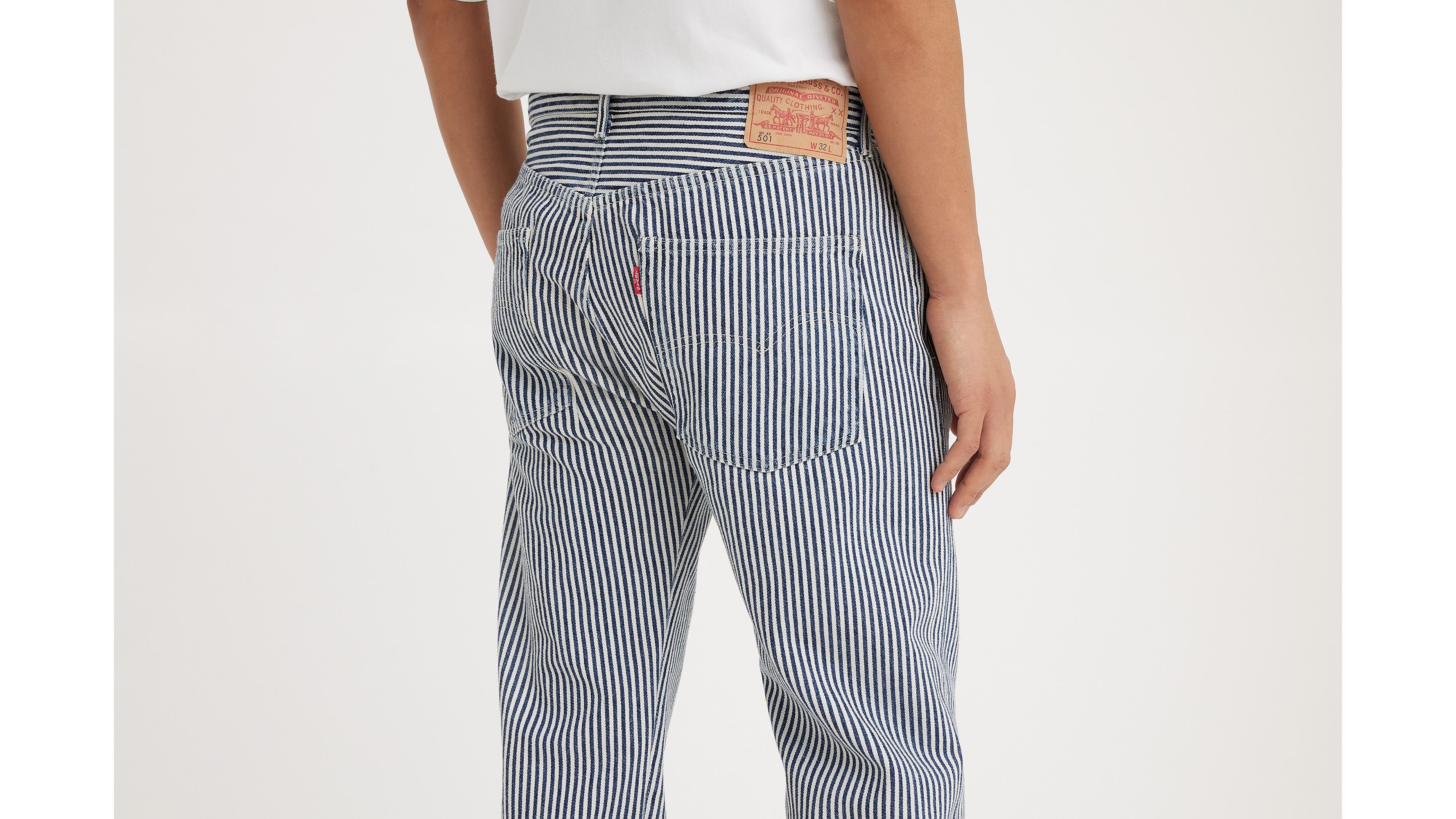 Levi's cheap pinstripe trousers