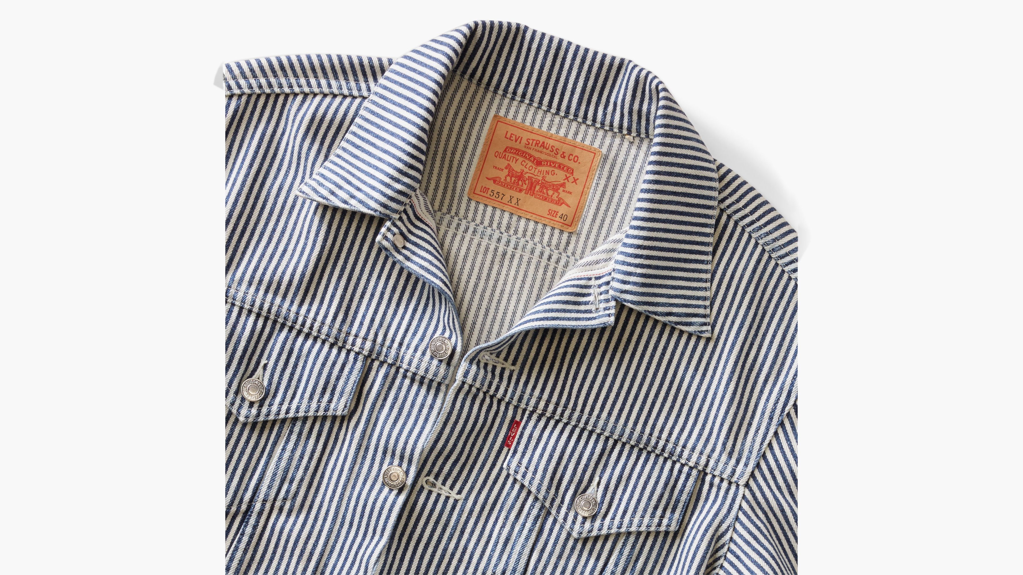 Levi's® x NIGO 557XX Hickory Stripe Trucker Jacket