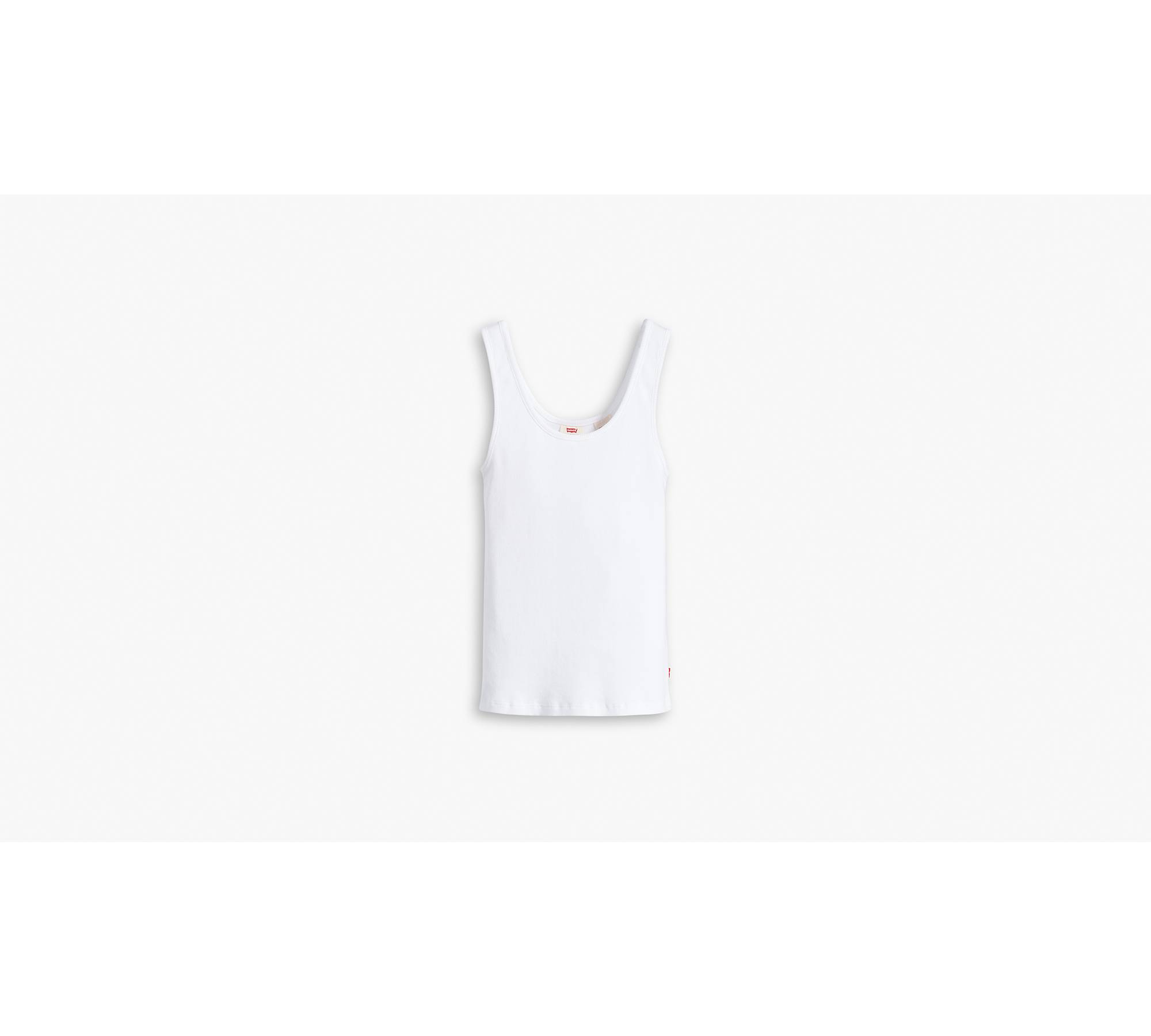 Classic Fit Tank Top - White