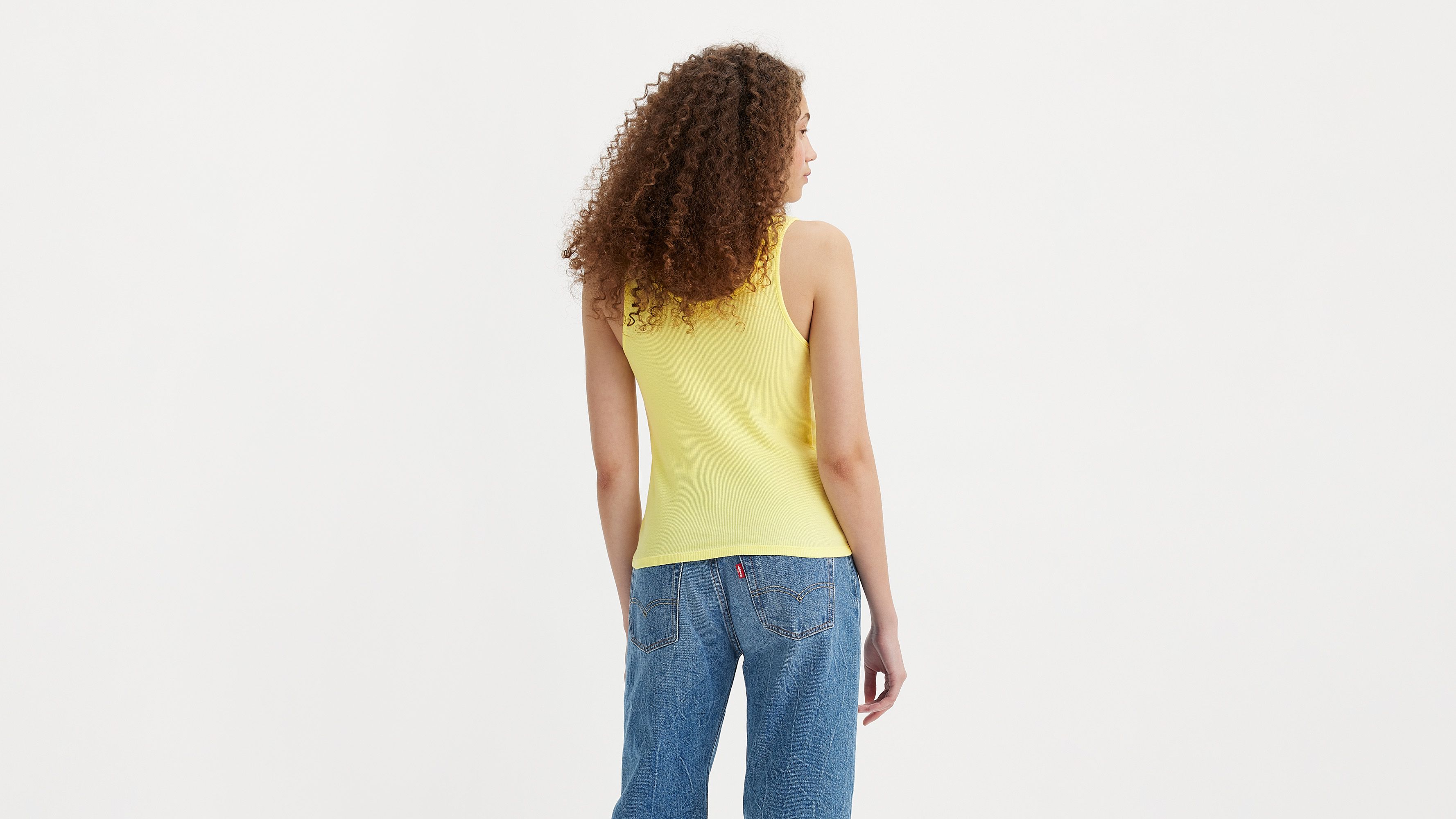 Pastel yellow hot sale tank top