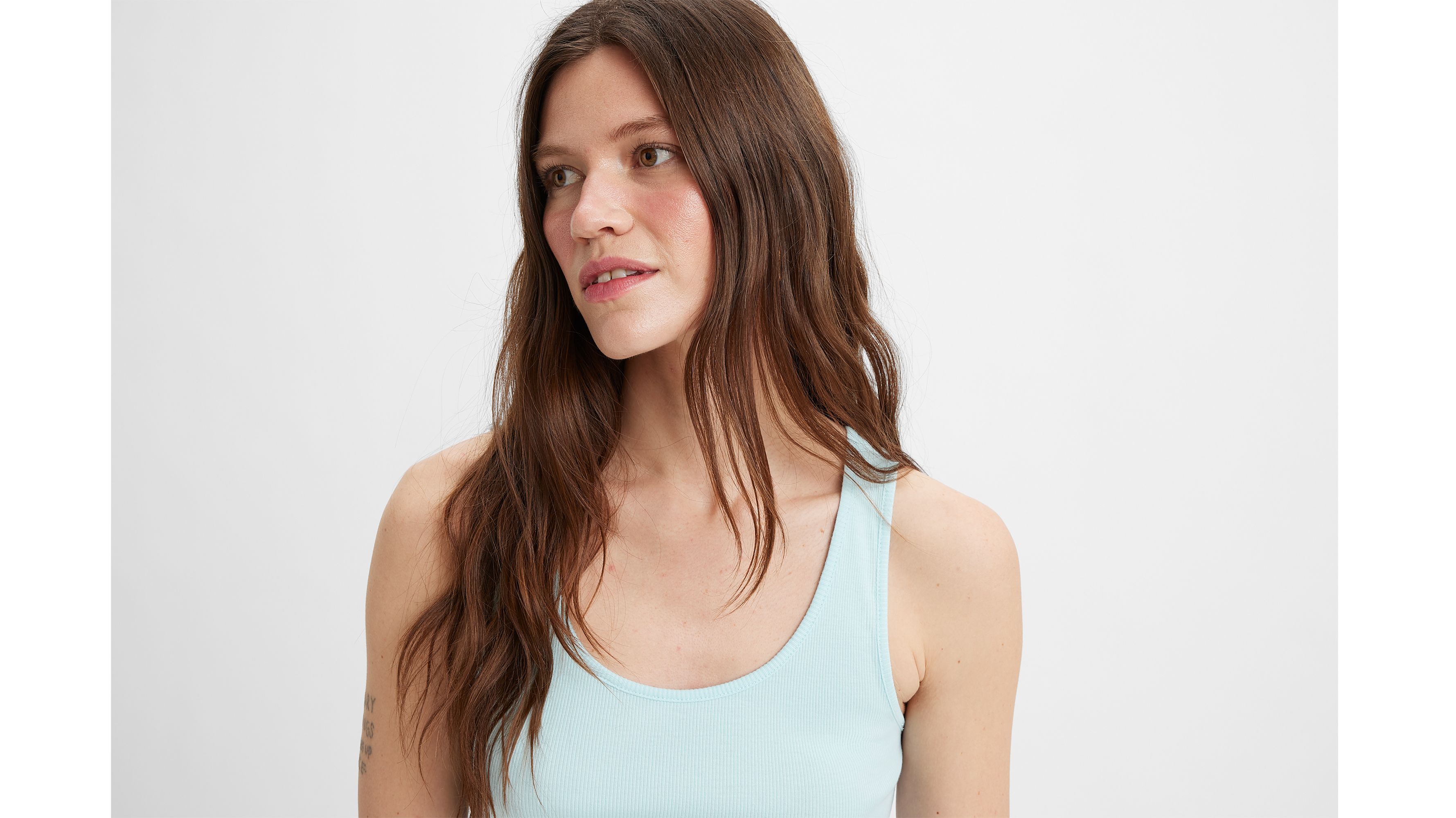 Cyan Fullback Tank Top (sky blue)