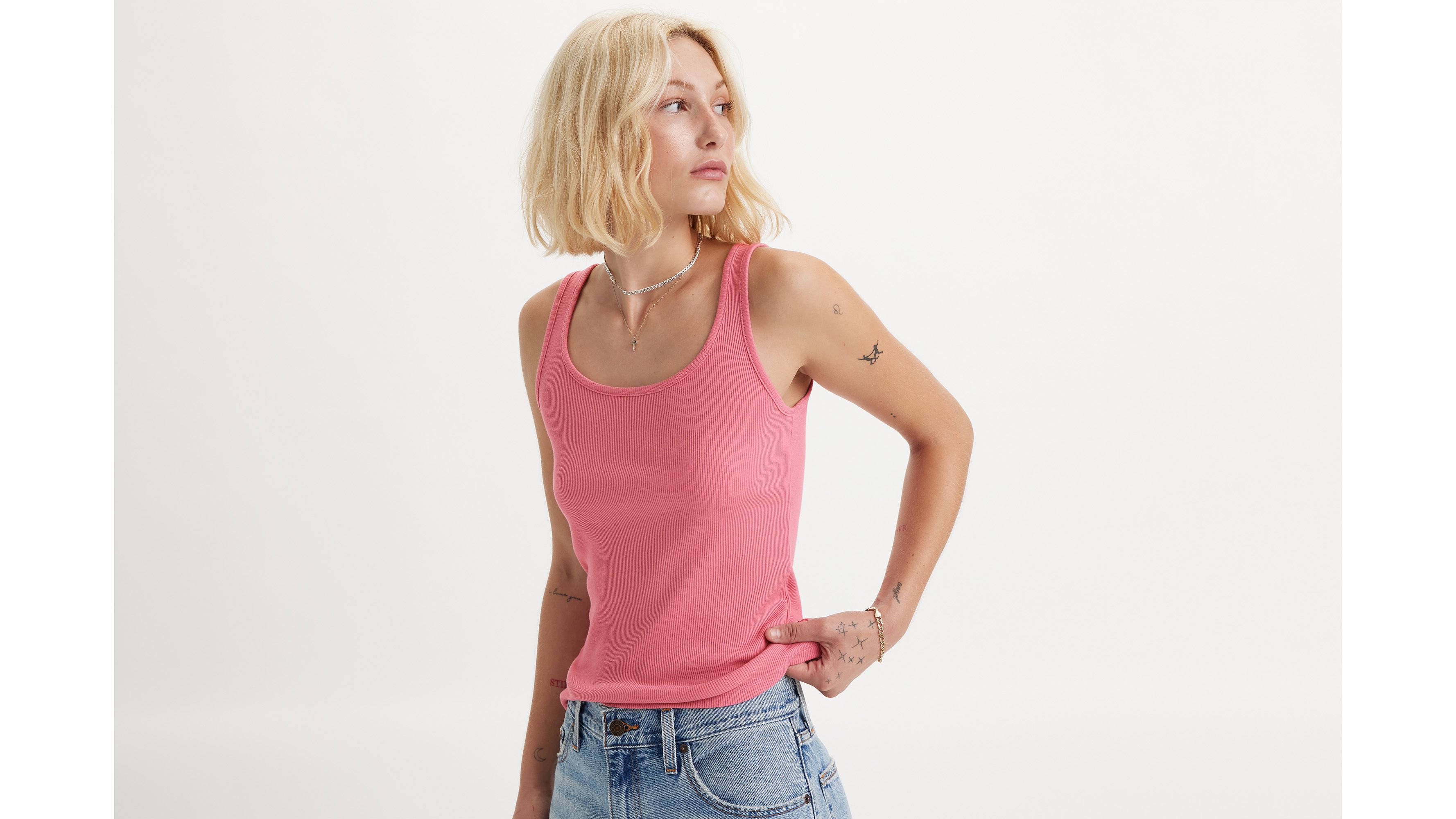 VIAVANDA DISTORTION HOODED TANK TOP ベージュ Hamcus - Dockline Hooded Tanktop – LUDA CONCEPT