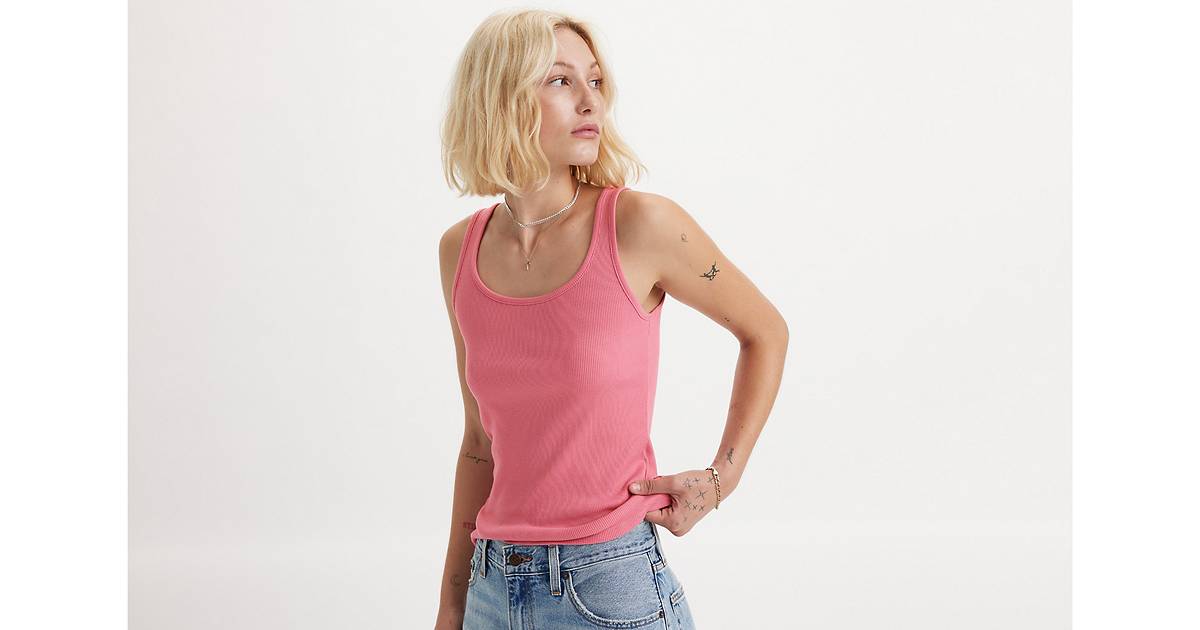 Classic Fit Tank Top - Pink