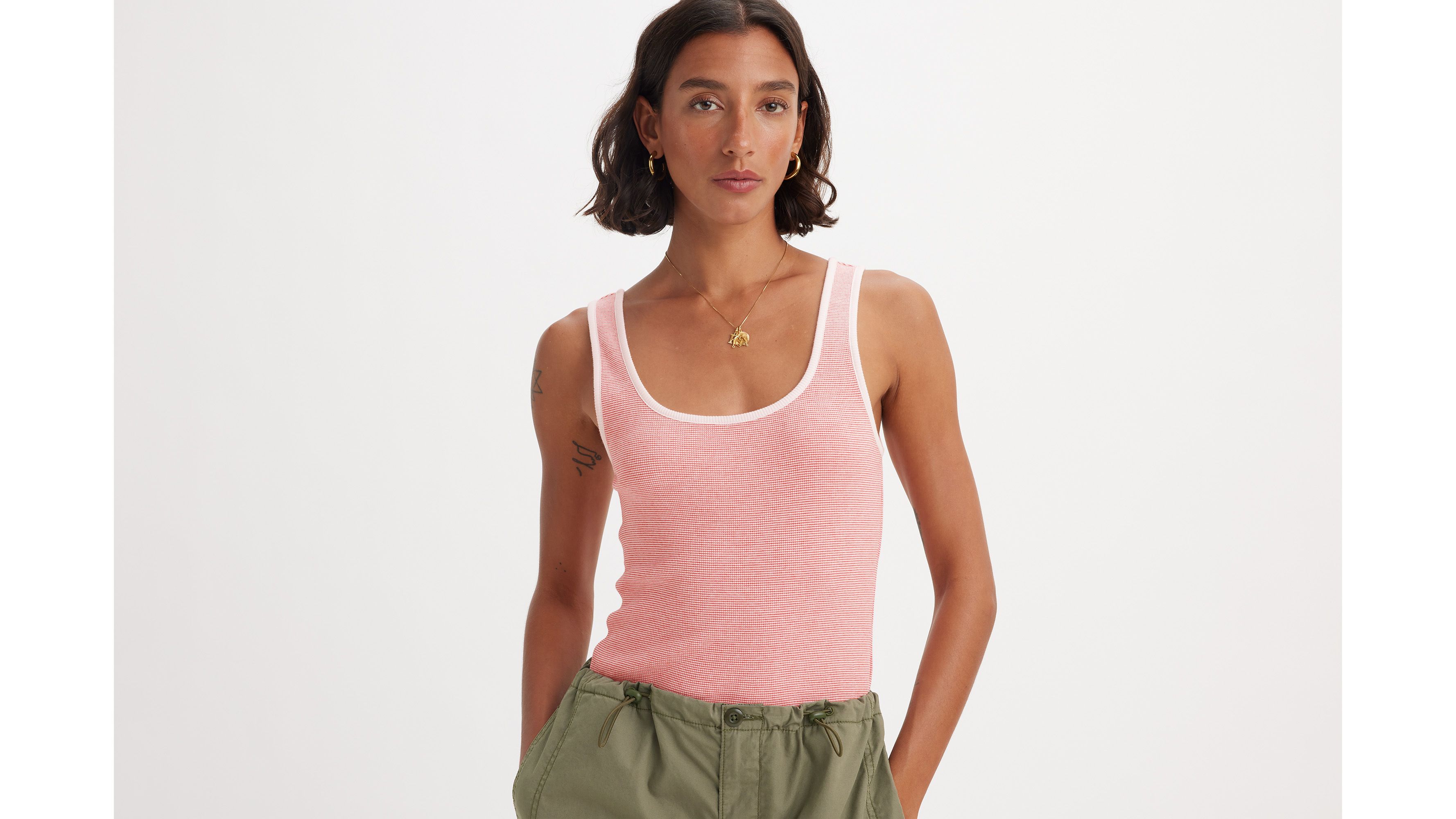 Gaiam Restore Rib Mix Tank Top - Save 29%