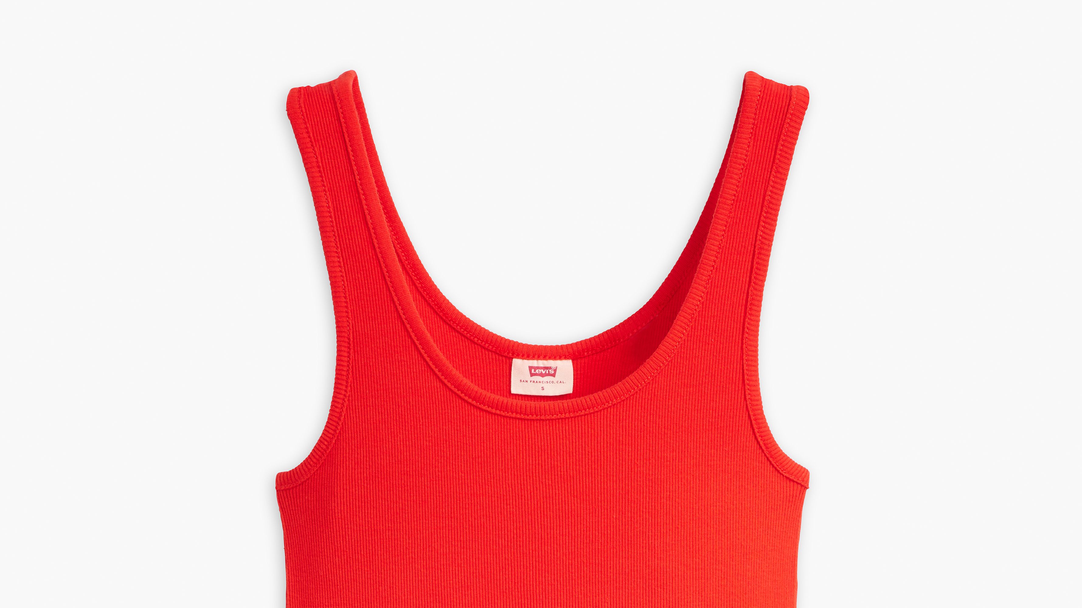 Essential Rib Tank Top - Red | Levi's® US