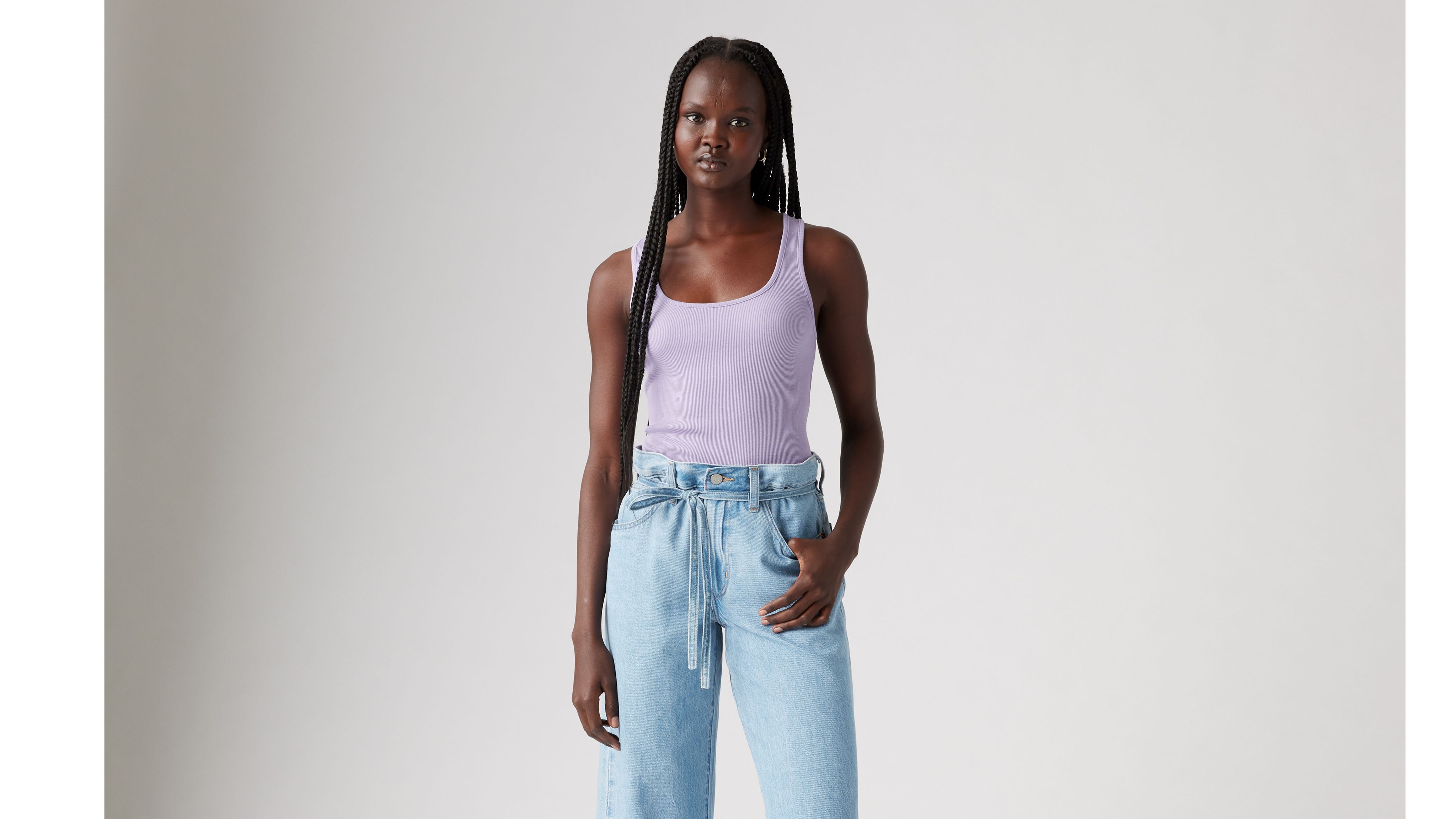 LEVI'S ESSENTIAL RIB TANK TOP 