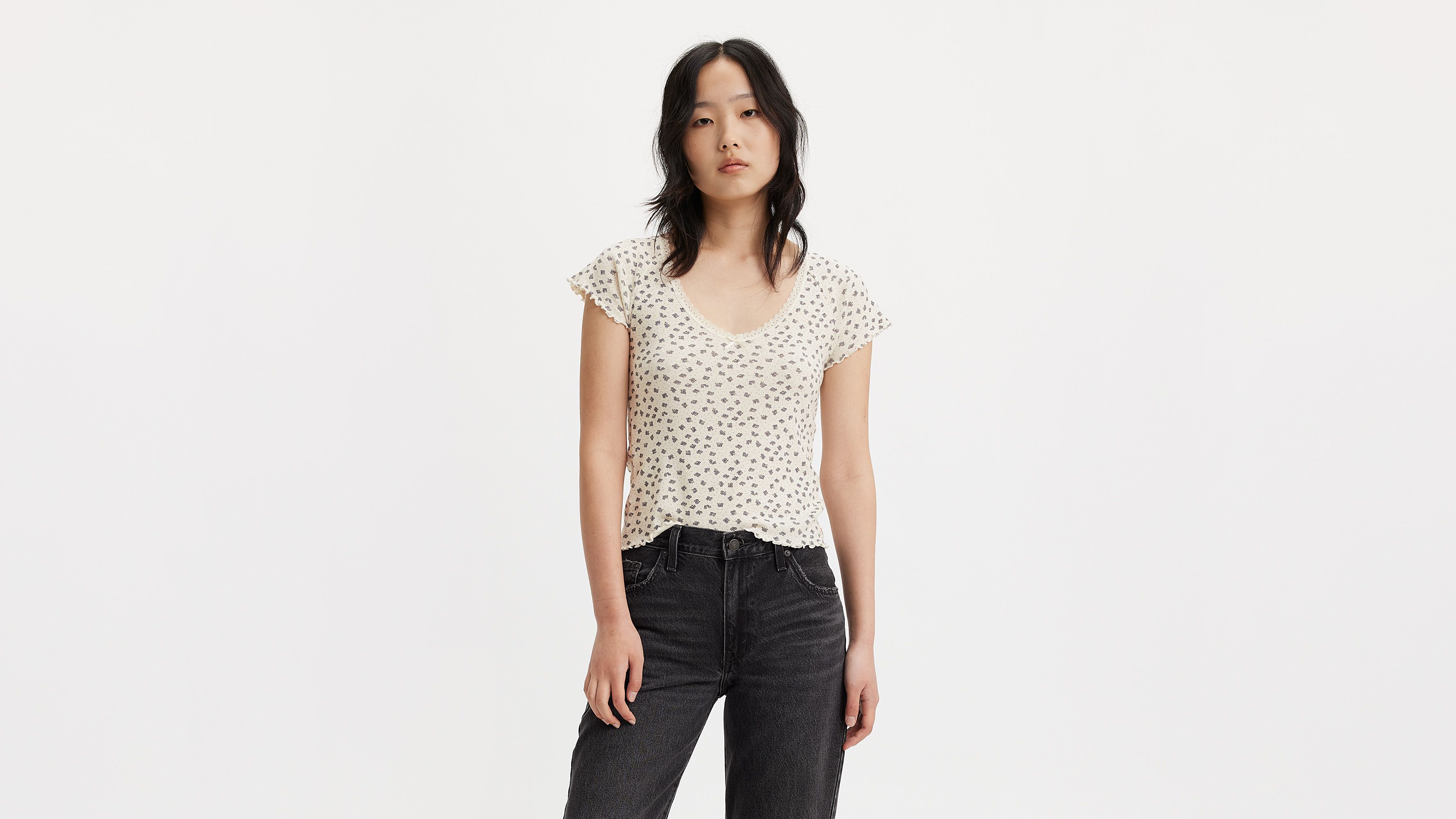 Dry Goods V-Neck T-Shirt 4