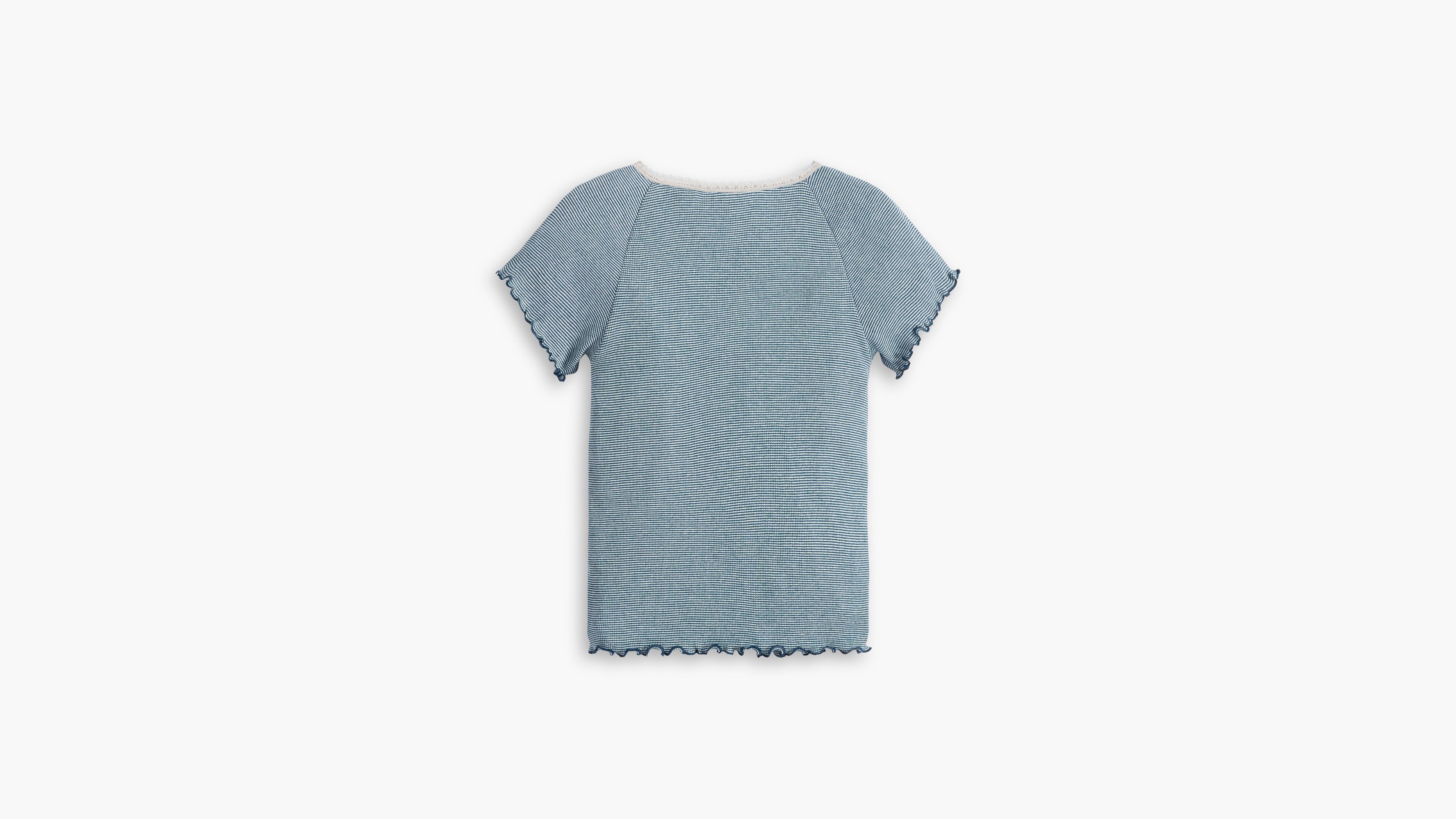 Dry Goods V Neck T-shirt - Blue