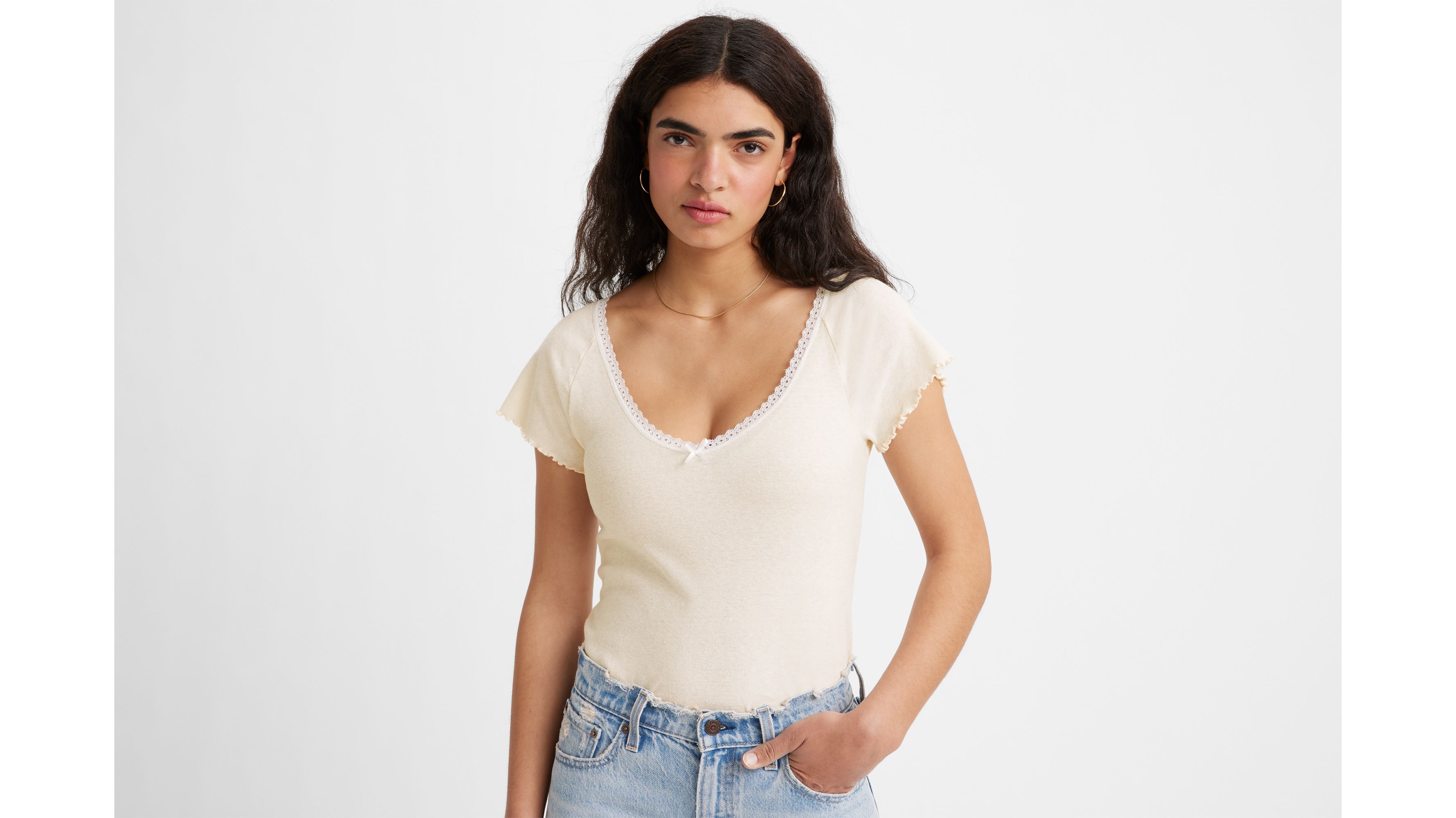 Dry Goods V-Neck T-Shirt 1