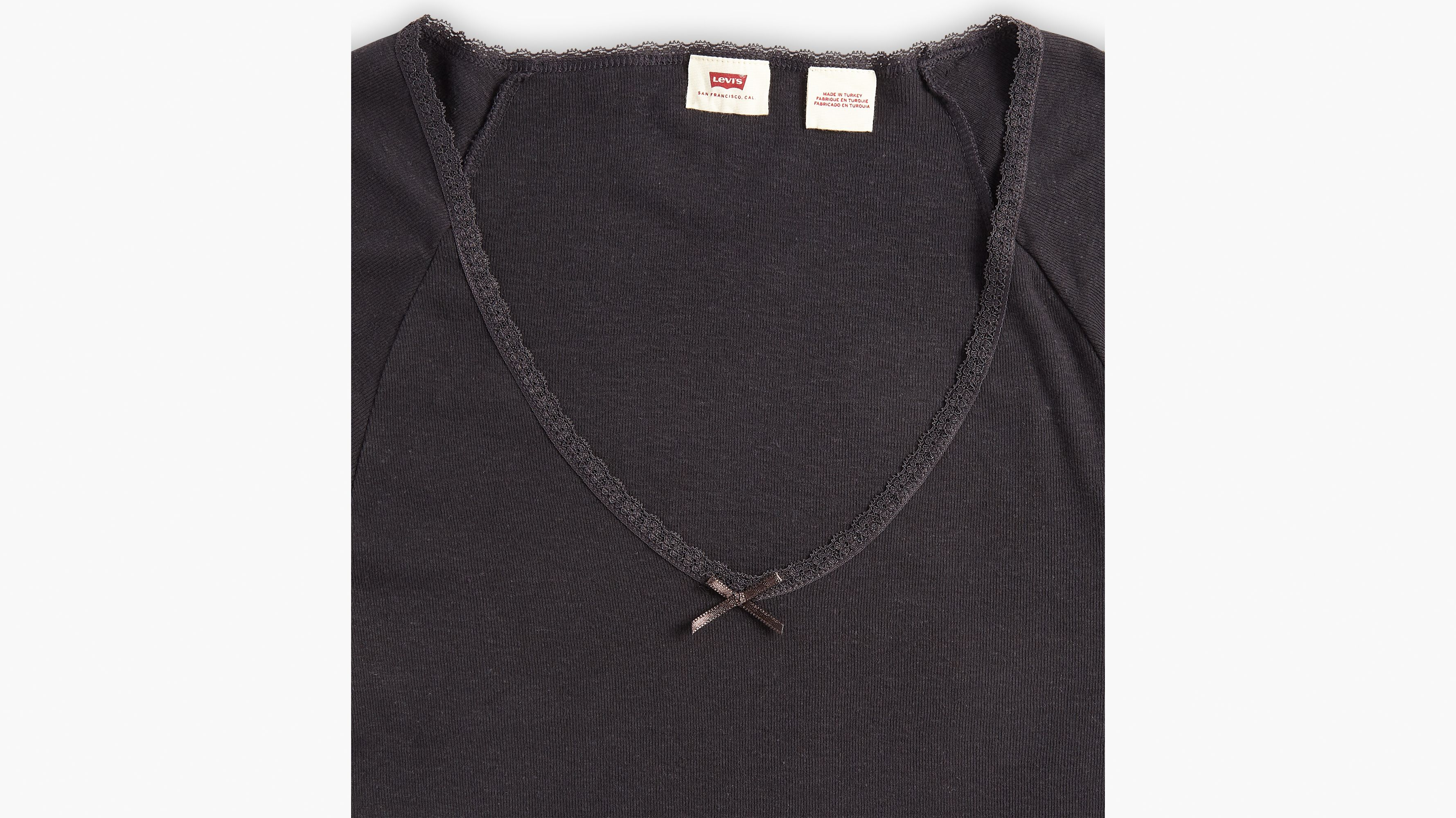 Dry Goods V Neck Tshirt Black Levi's® CA