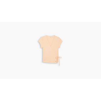 Dry Goods Pointelle Wrap Top 5