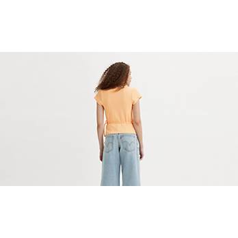 Dry Goods Pointelle Wrap Top 2