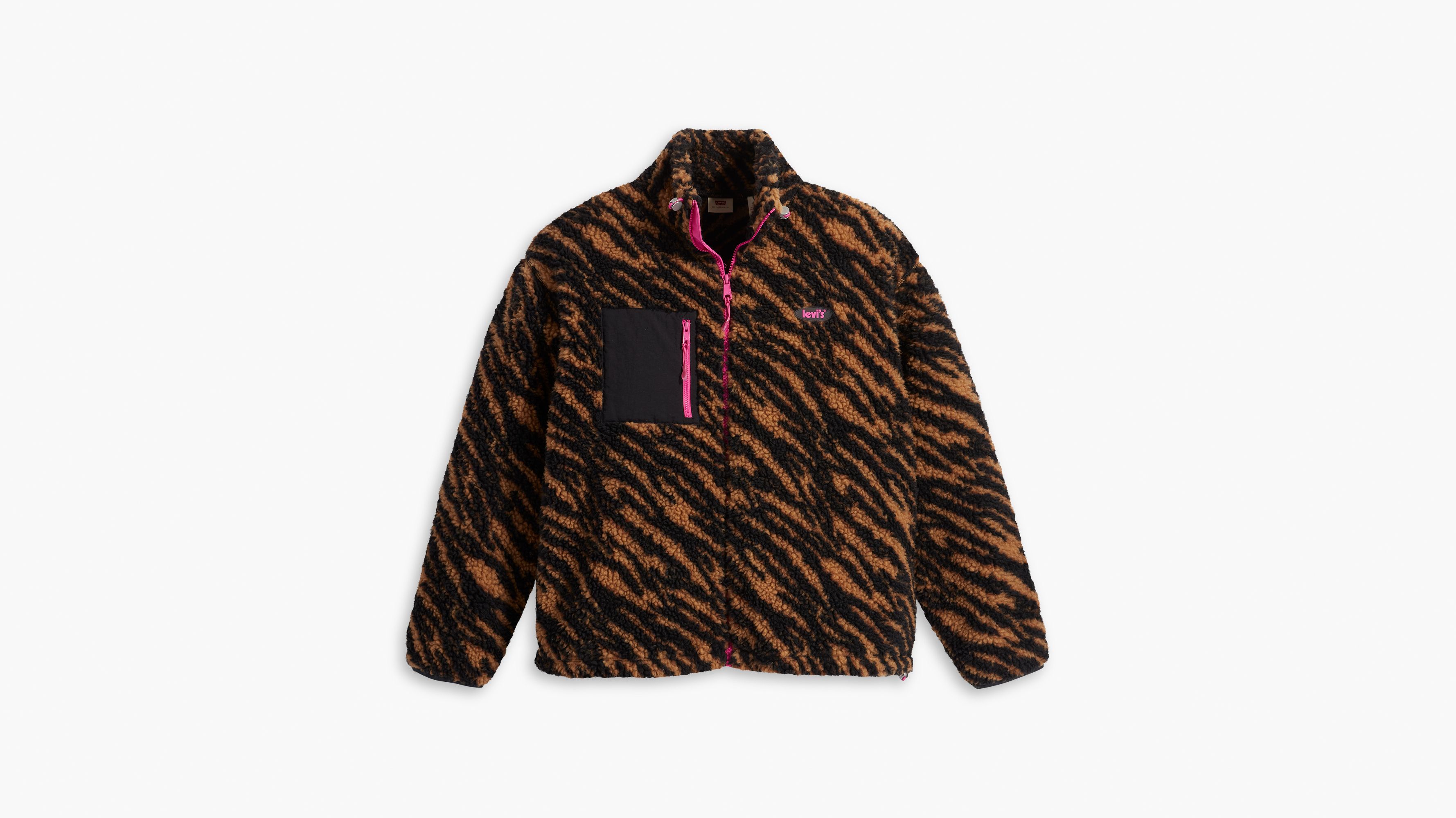 LIVERARY x HIMAA 裏起毛フリースBIGブランケット Big Foot Sherpa Jacket - Multi Colour | Levi's® XK