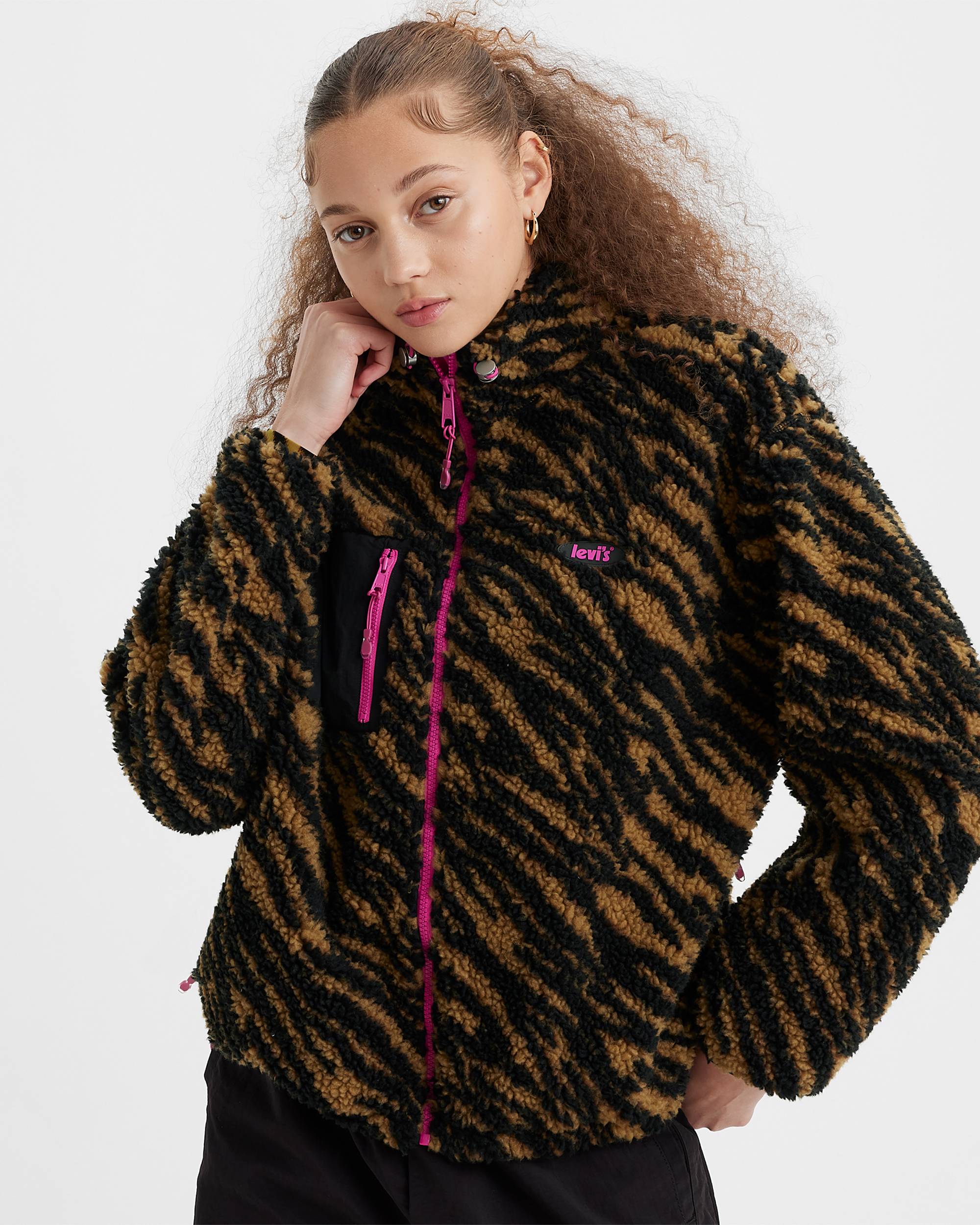 Big Foot Sherpa Jacket - Multi Colour | Levi's® SM Big Foot Sherpa Jacket - Multi Colour | Levi's® SM