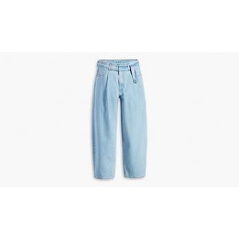 Jeans oversize con cintura 6
