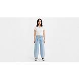 Belted Baggy Women's Jeans 2
