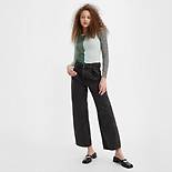 Belted Baggy Jeans 1