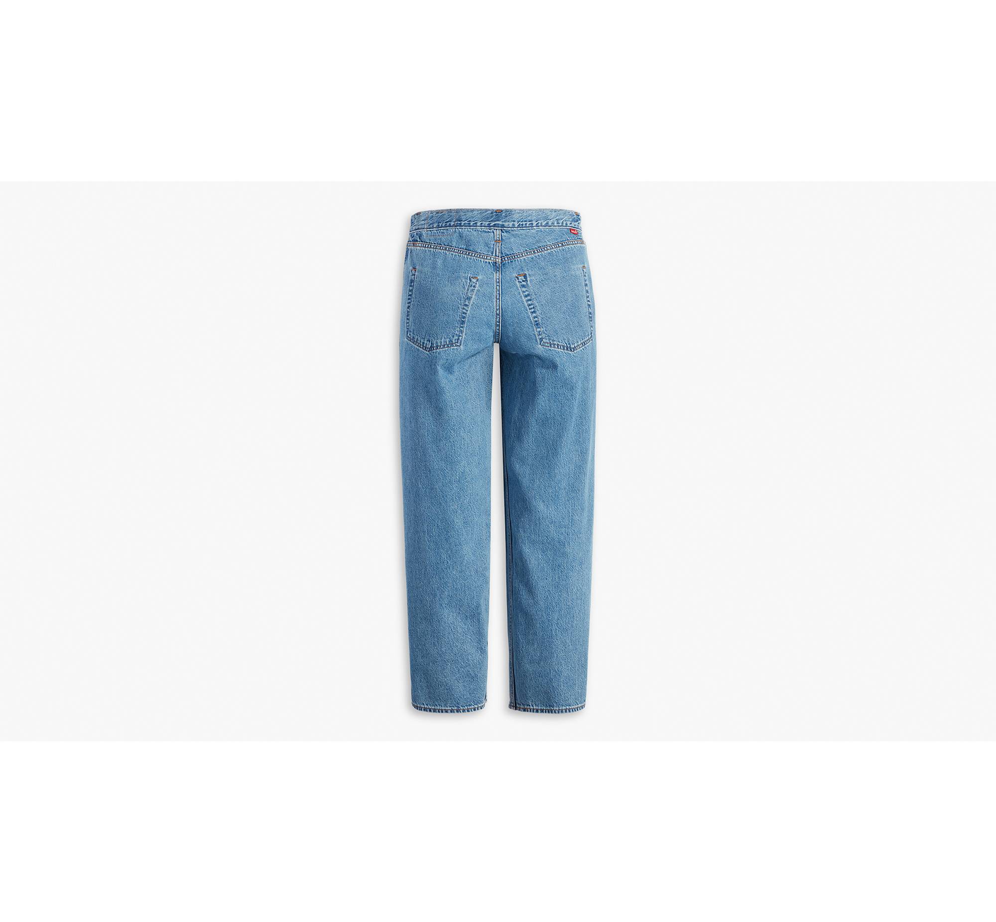 Levi's® REVERSIBLE BAGGY DAD - Relaxed fit jeans - soft as butter mid  n/blue denim - Zalando