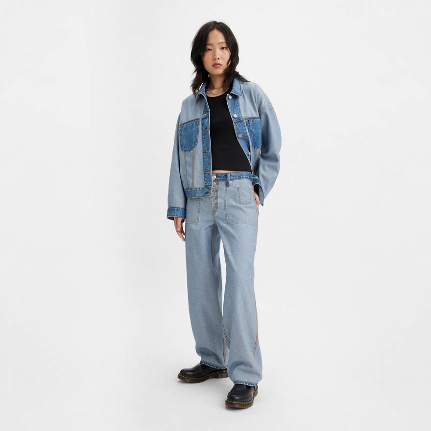 Reversible Baggy Dad Women's Jeans - Medium Wash | Levi's® US Reversible Baggy Dad Women's Jeans - Medium Wash | Levi's® US