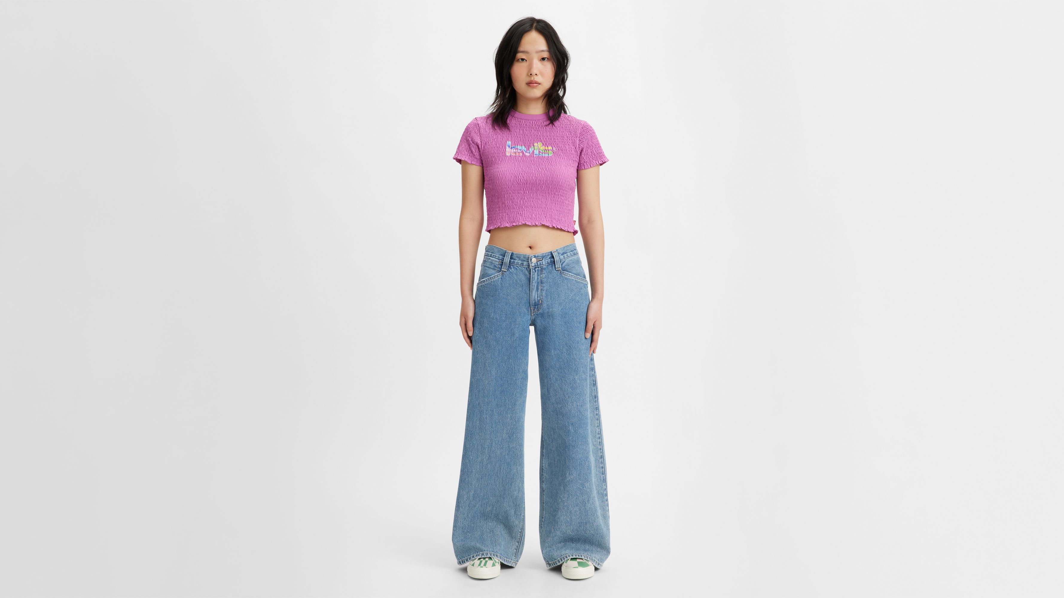 94 Baggy Wide Leg Jeans - Blue | Levi's® MC