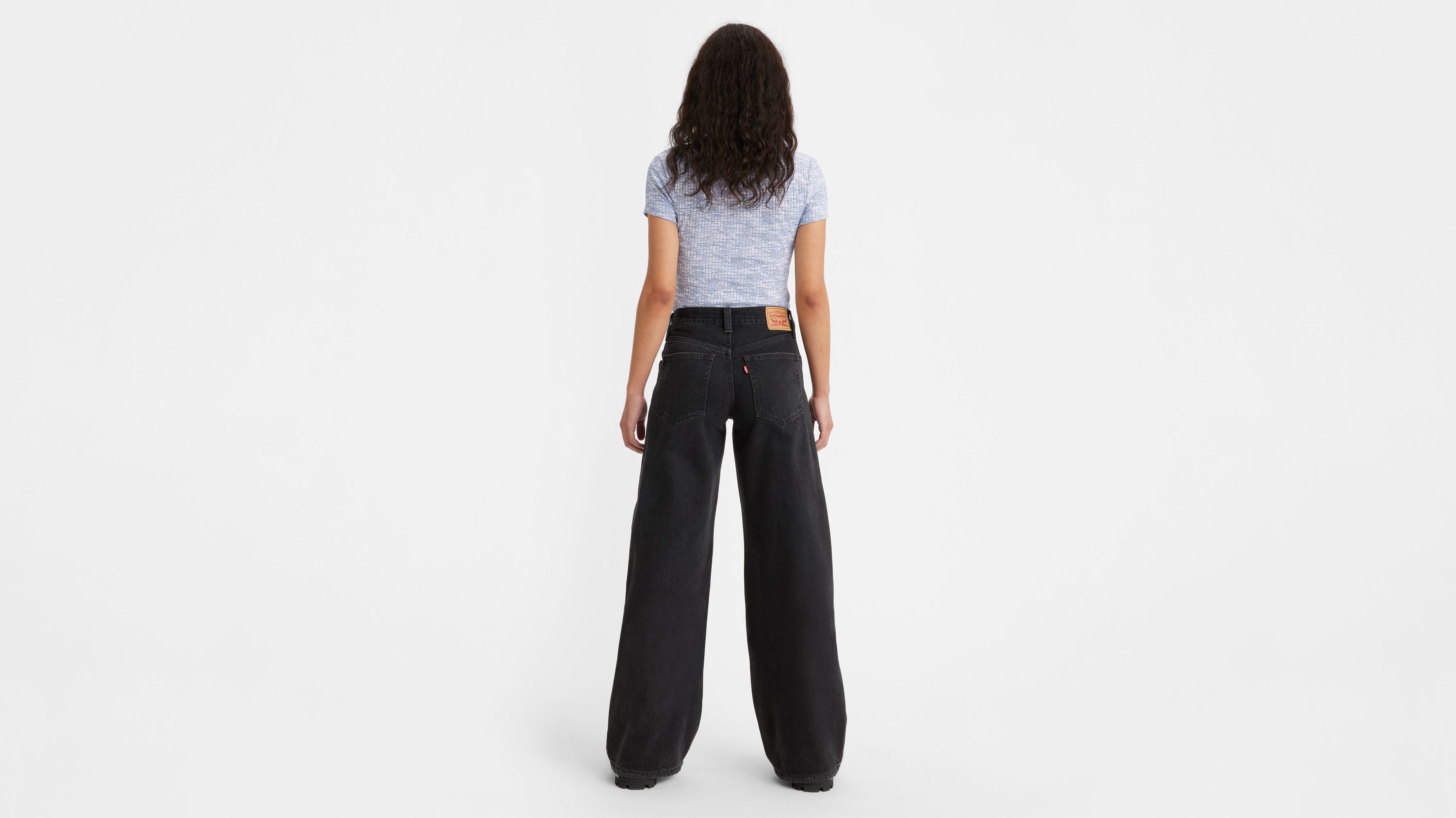 94 Baggy Wide Leg Jeans - Black | Levi's® MC