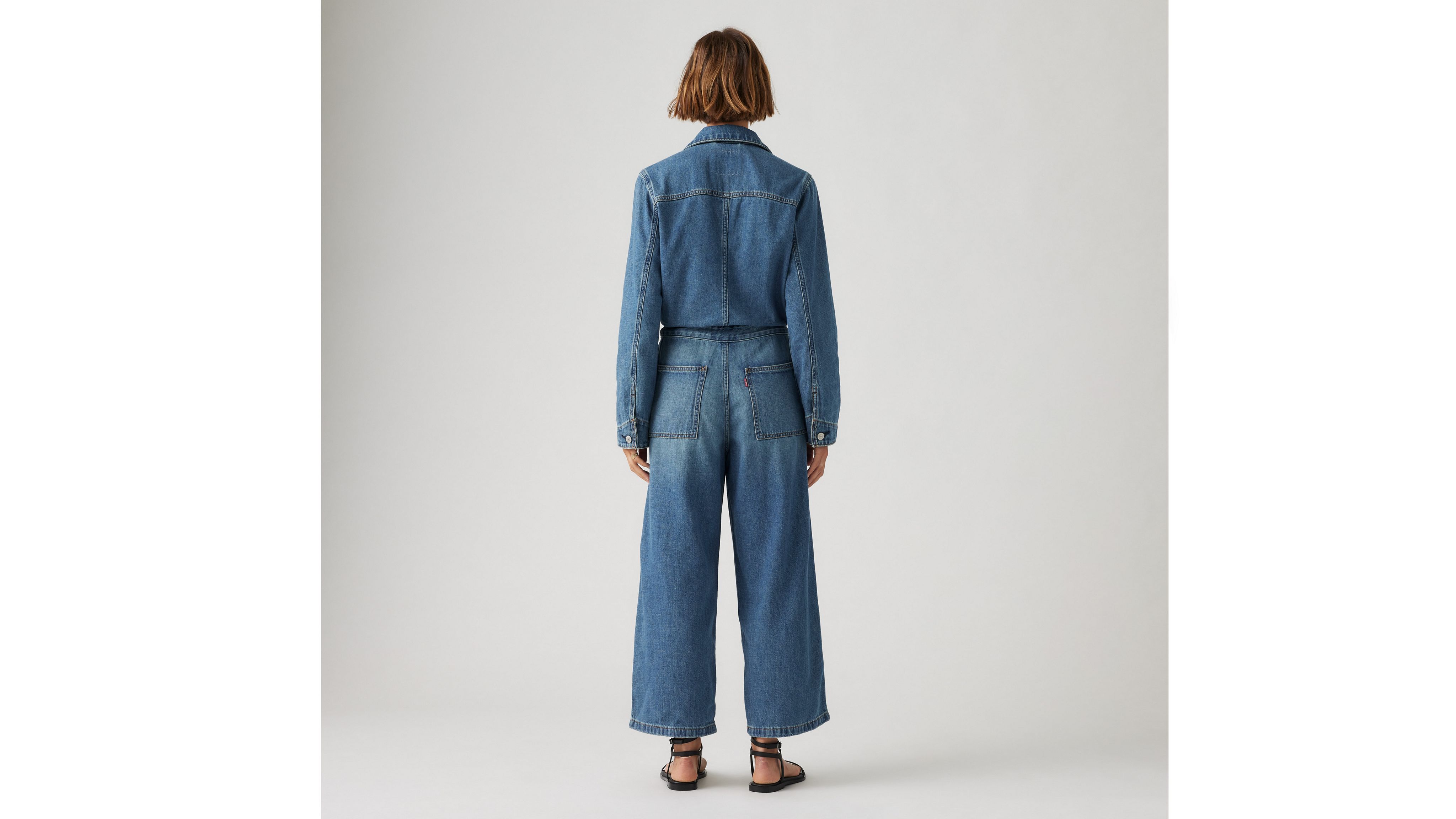 Linen+ Denim Iconic Jumpsuit