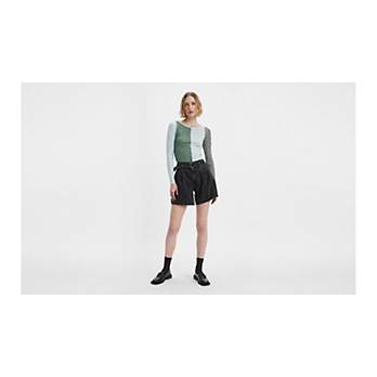Belted Baggy Women's Shorts 1
